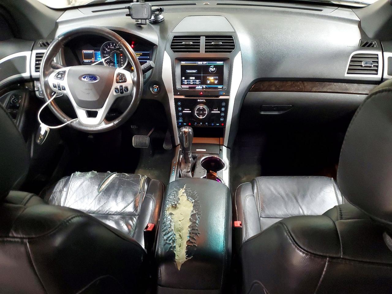 2015 Ford Explorer Limited Gray vin: 1FM5K7F87FGB90767