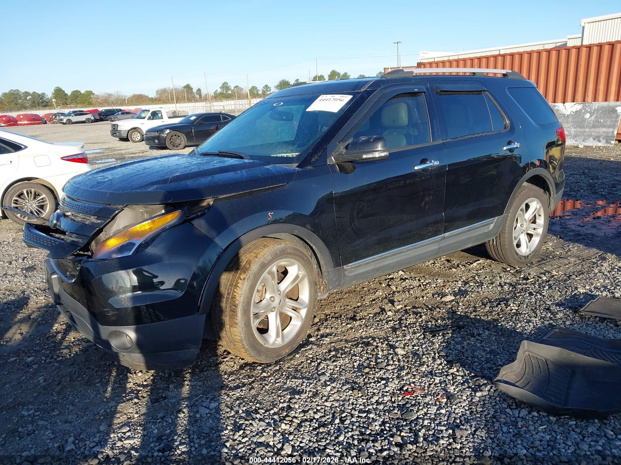 2015 Ford Explorer Limited Black vin: 1FM5K7F87FGC01928