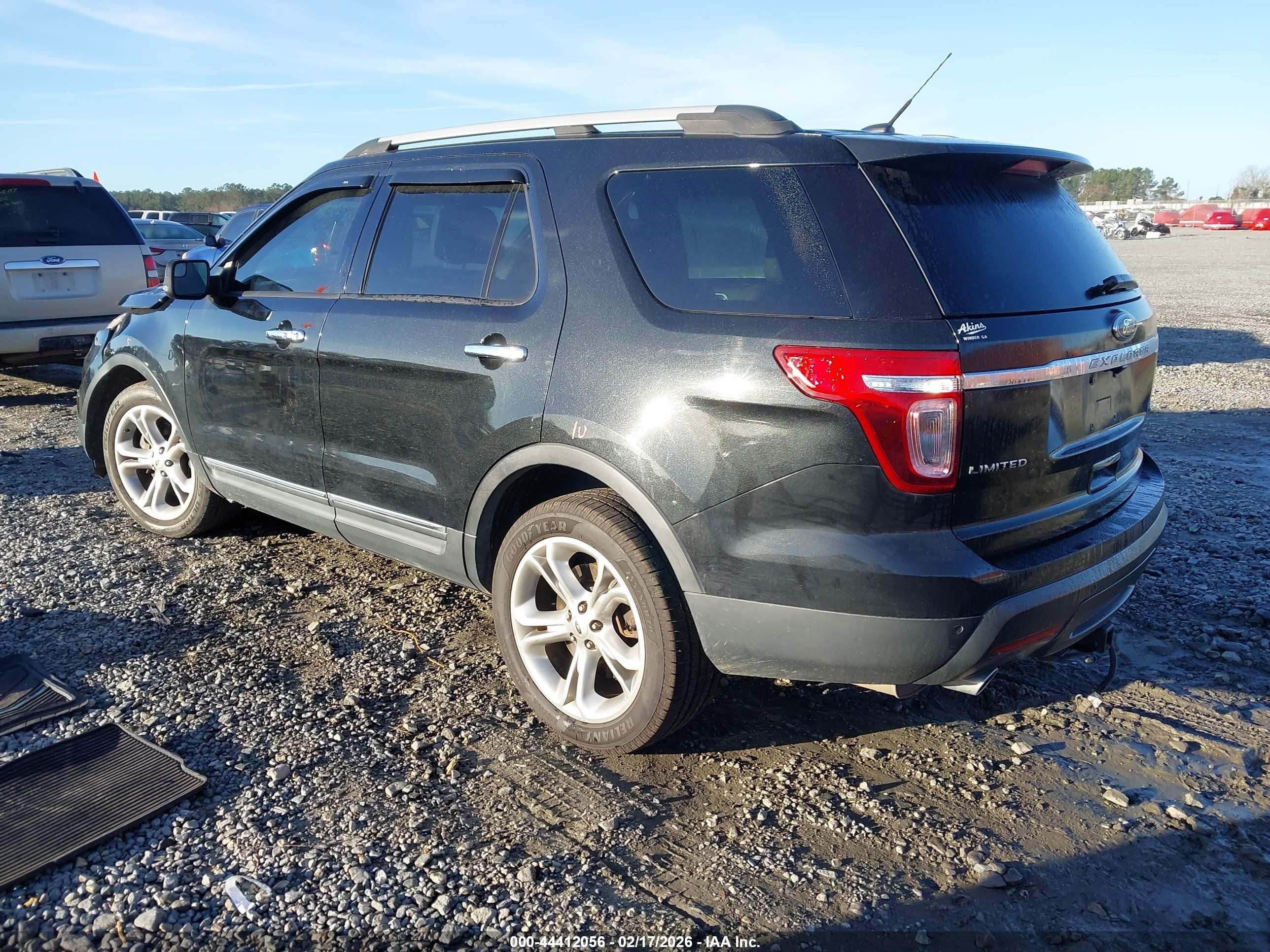 2015 Ford Explorer Limited Black vin: 1FM5K7F87FGC01928