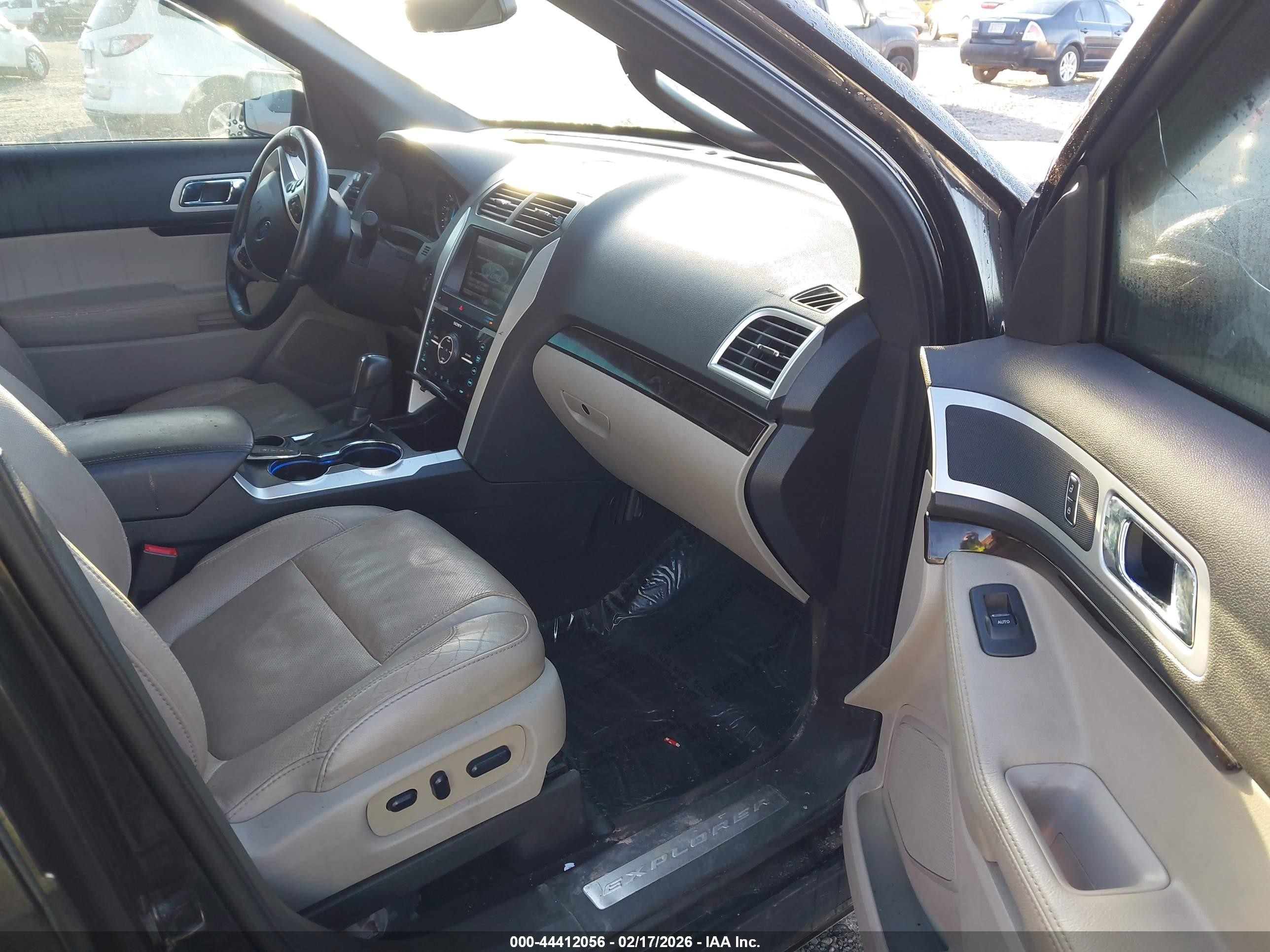 2015 Ford Explorer Limited Black vin: 1FM5K7F87FGC01928
