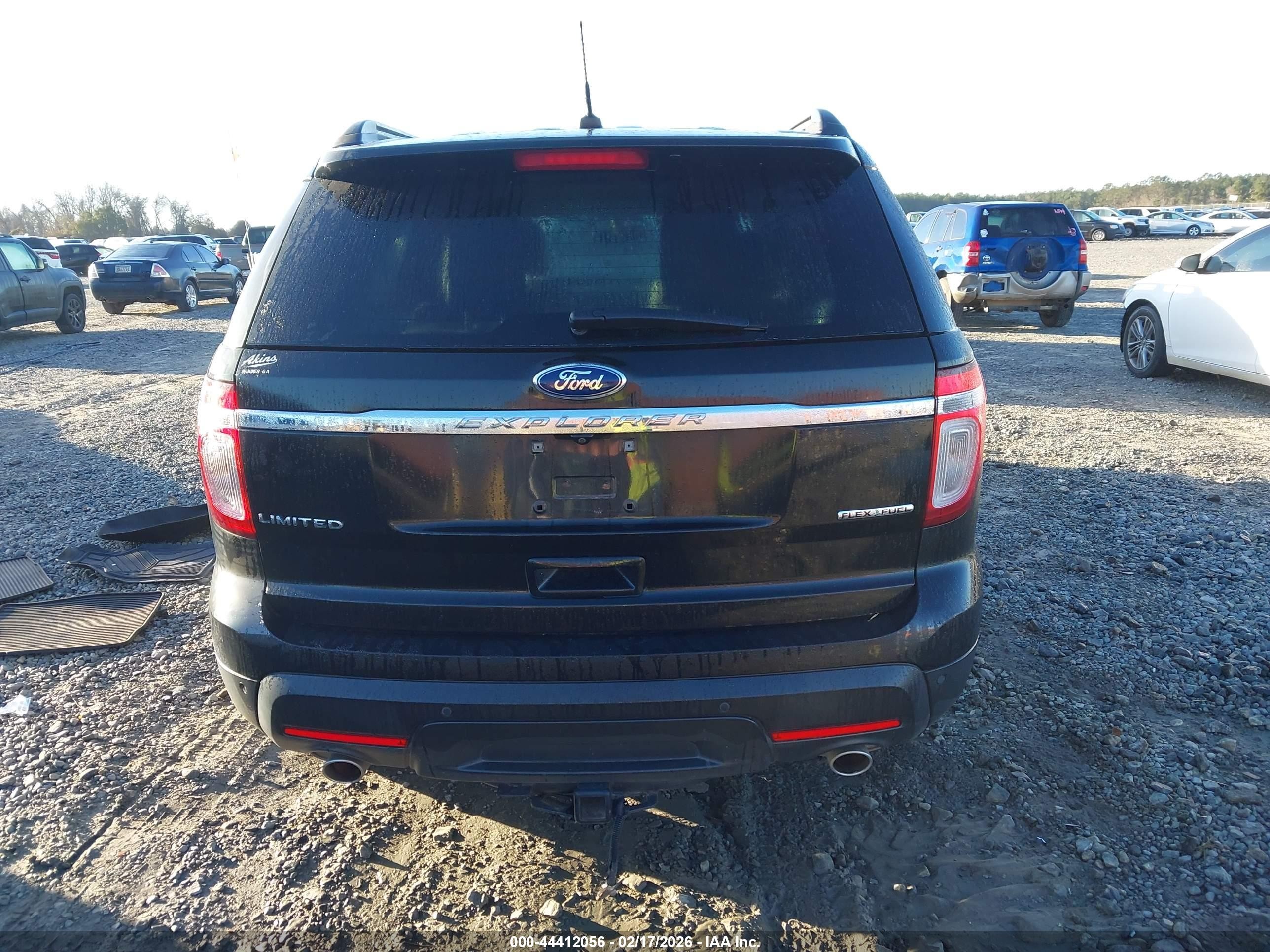 2015 Ford Explorer Limited Black vin: 1FM5K7F87FGC01928