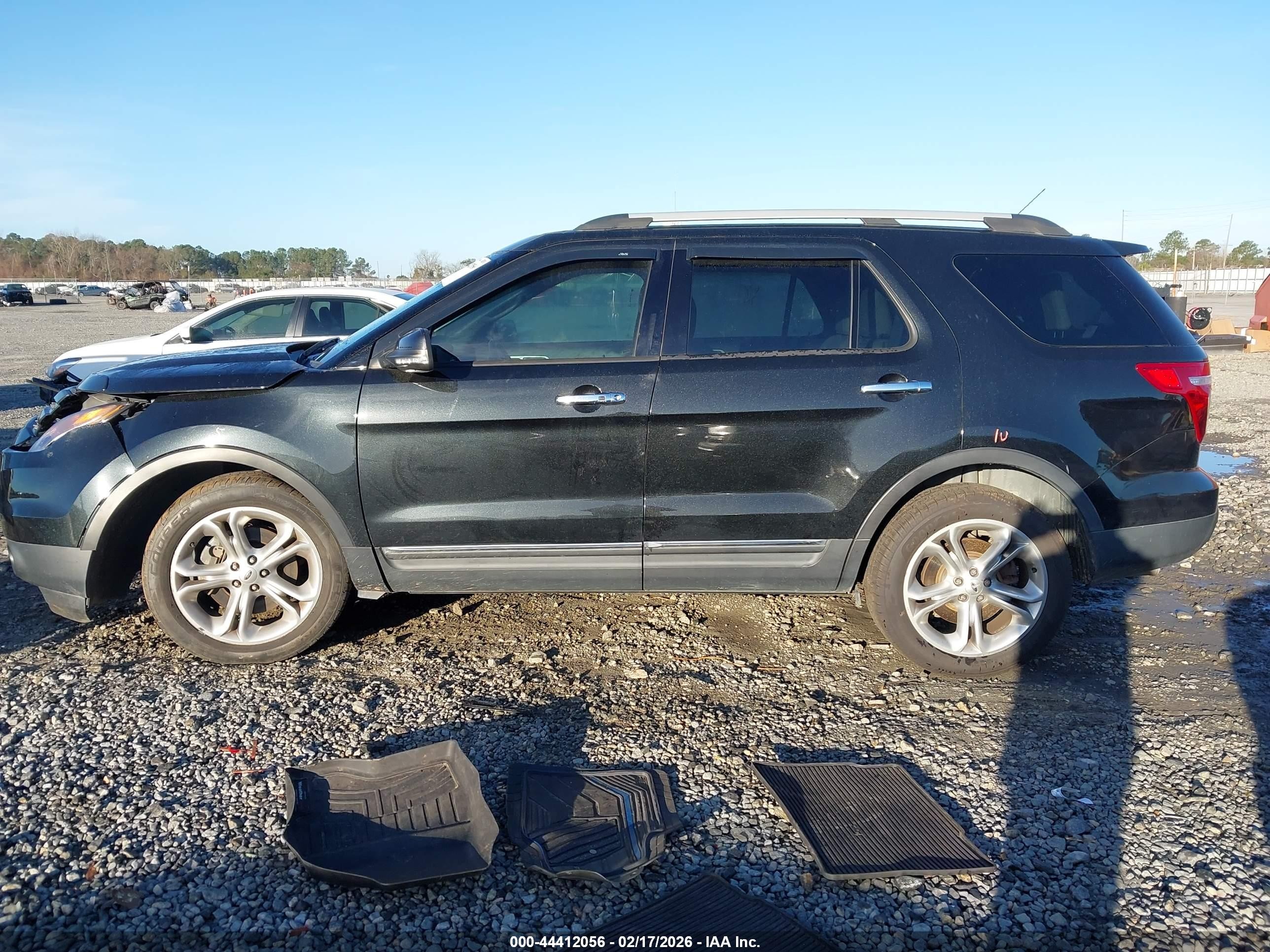 2015 Ford Explorer Limited Black vin: 1FM5K7F87FGC01928