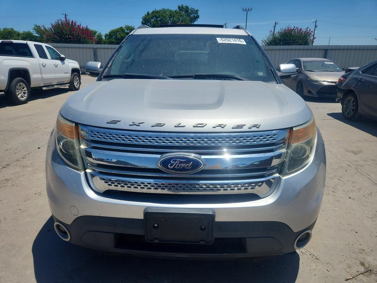 2015 Ford Explorer Limited Silver vin: 1FM5K7F87FGC06773