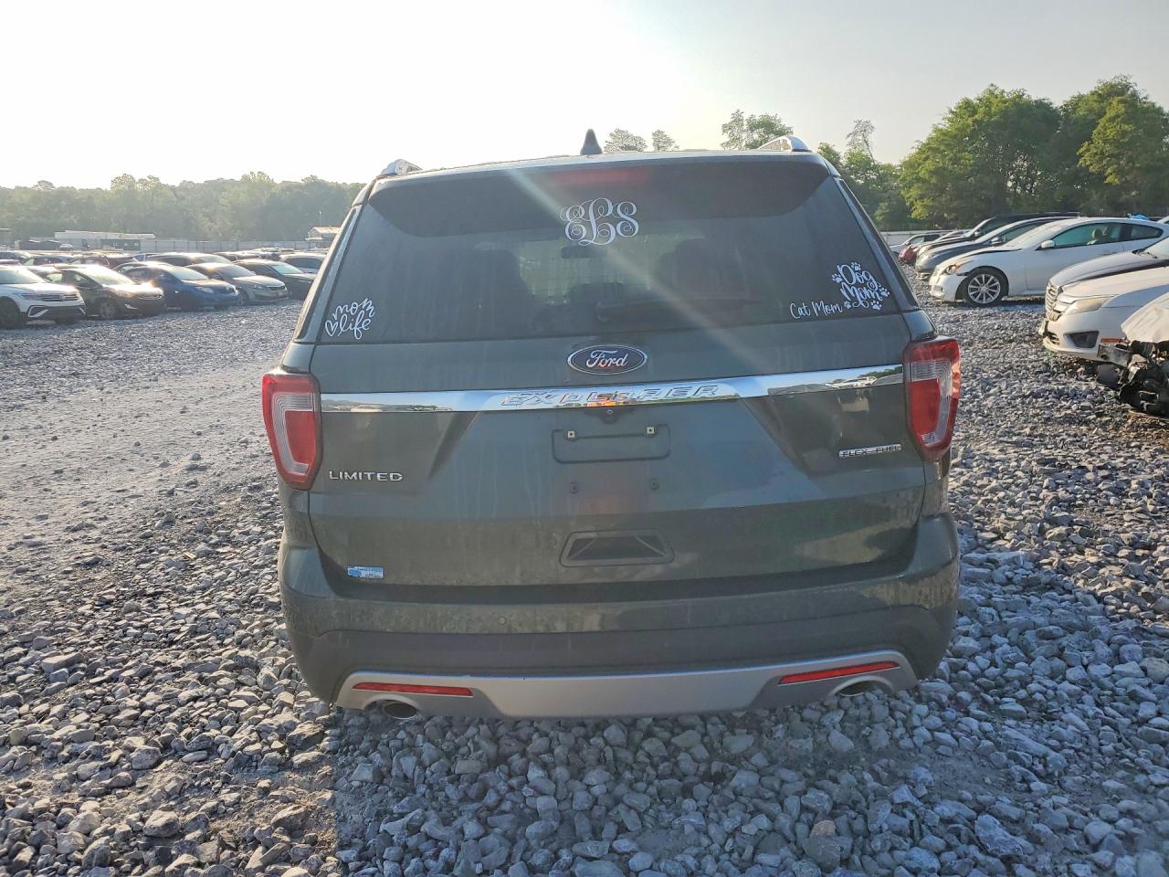 2016 Ford Explorer Limited Green vin: 1FM5K7F87GGC98078