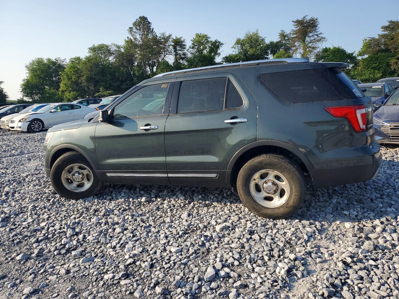 2016 Ford Explorer Limited Green vin: 1FM5K7F87GGC98078