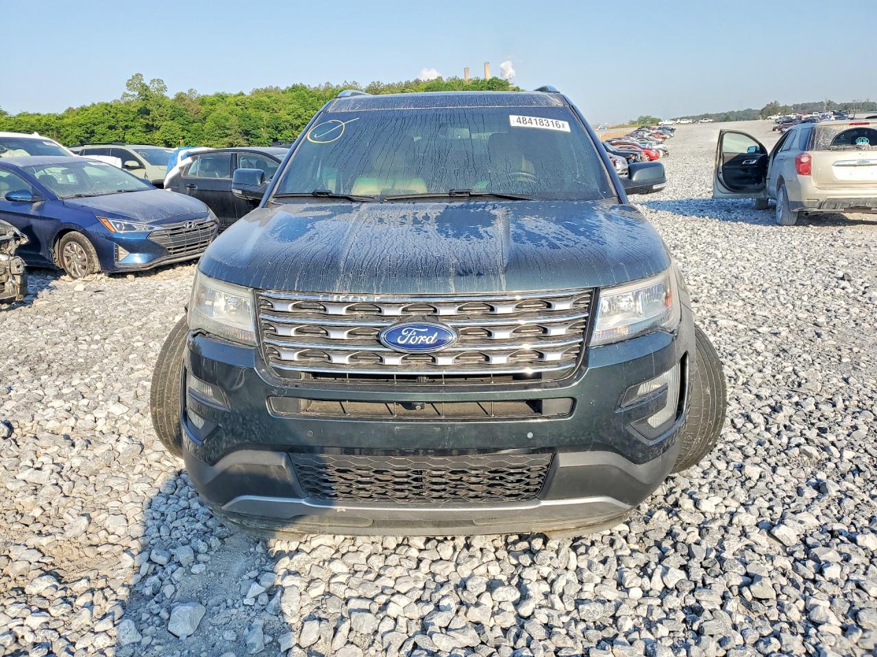 2016 Ford Explorer Limited Green vin: 1FM5K7F87GGC98078