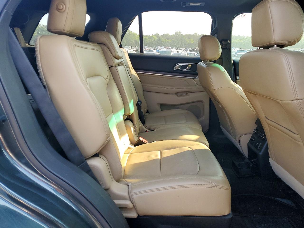 2016 Ford Explorer Limited Green vin: 1FM5K7F87GGC98078