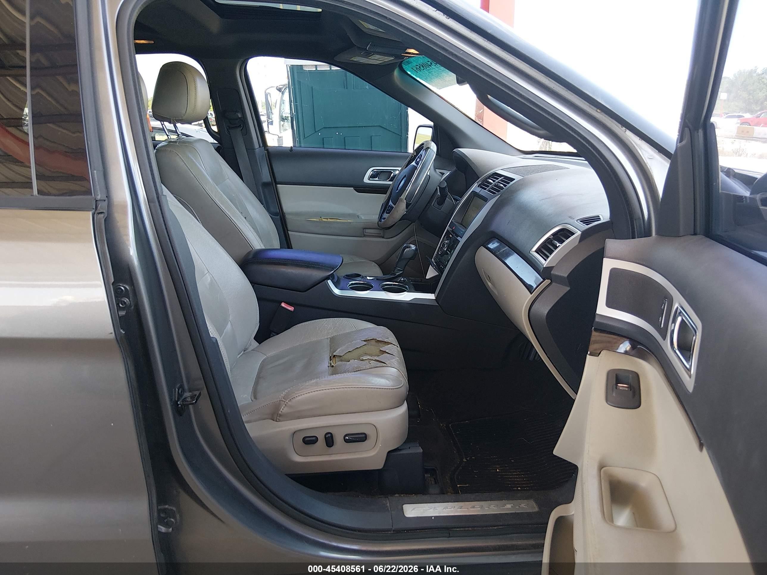 2013 Ford Explorer Limited Gray vin: 1FM5K7F88DGA10600