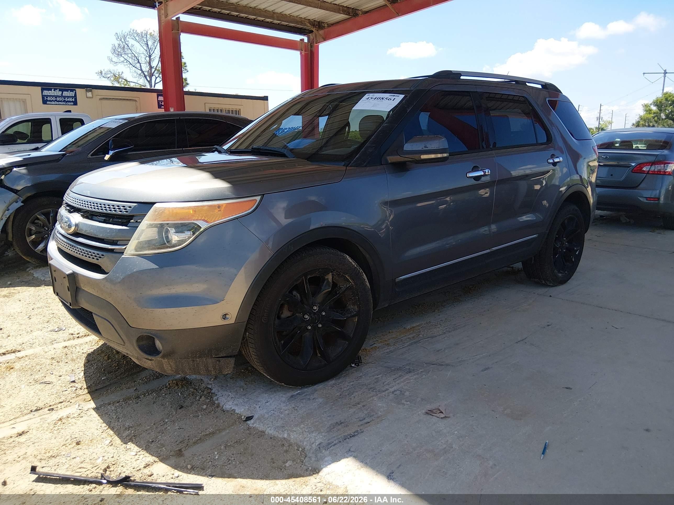 2013 Ford Explorer Limited Gray vin: 1FM5K7F88DGA10600