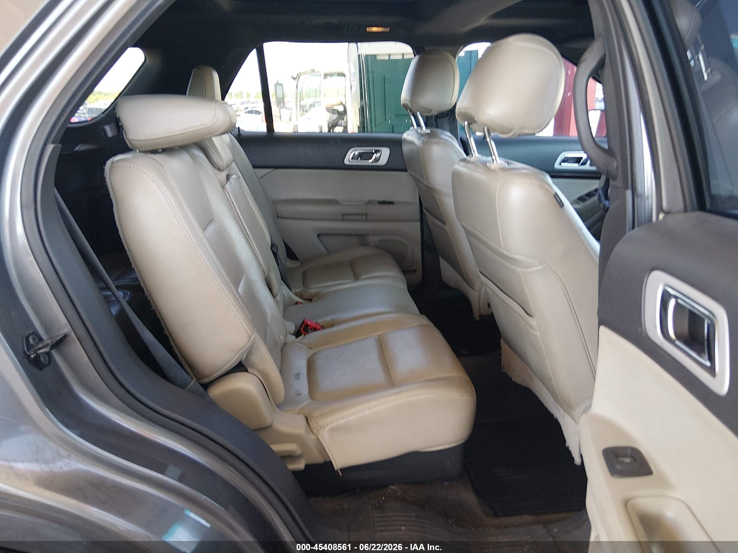 2013 Ford Explorer Limited Gray vin: 1FM5K7F88DGA10600
