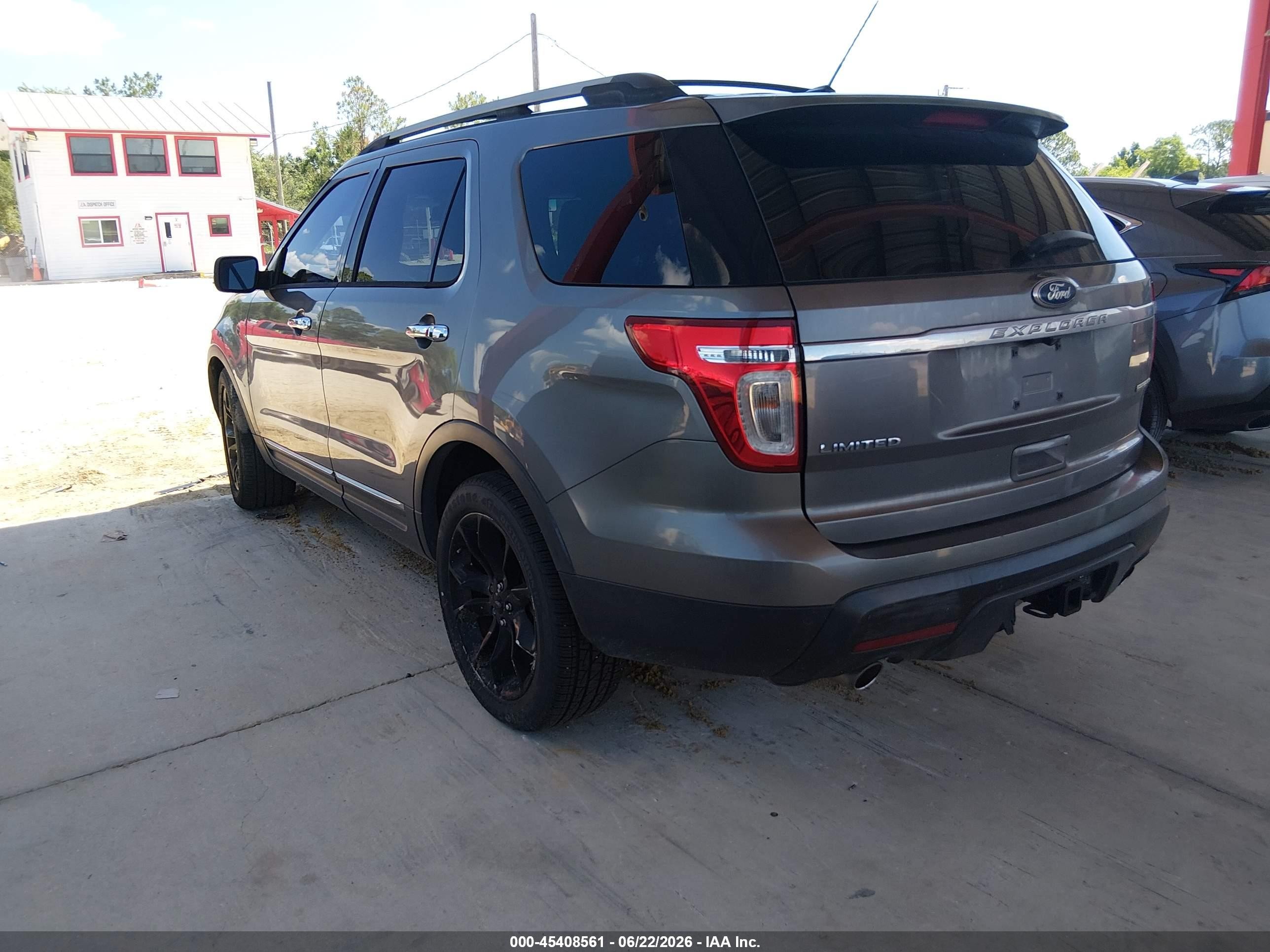 2013 Ford Explorer Limited Gray vin: 1FM5K7F88DGA10600
