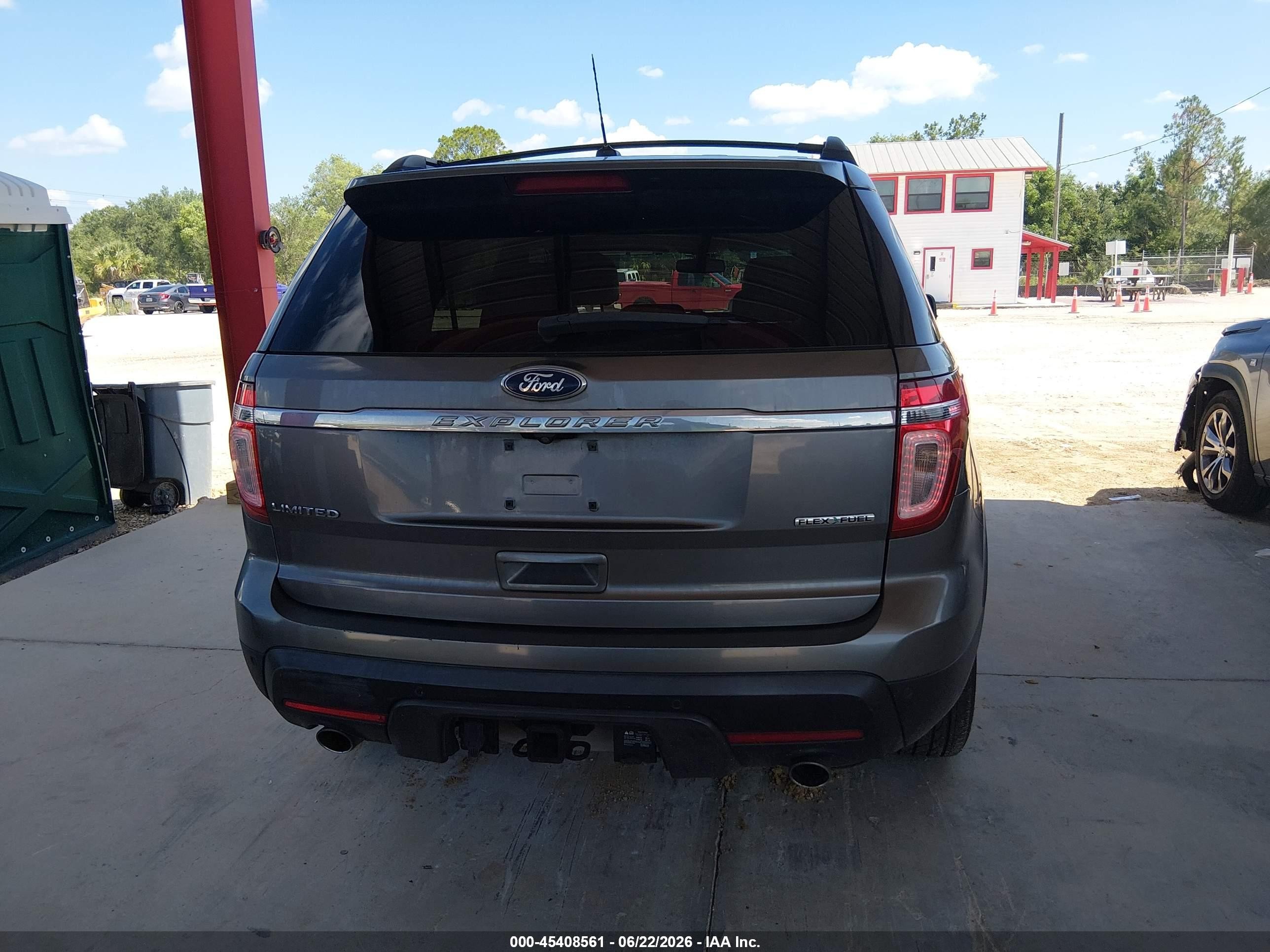 2013 Ford Explorer Limited Gray vin: 1FM5K7F88DGA10600