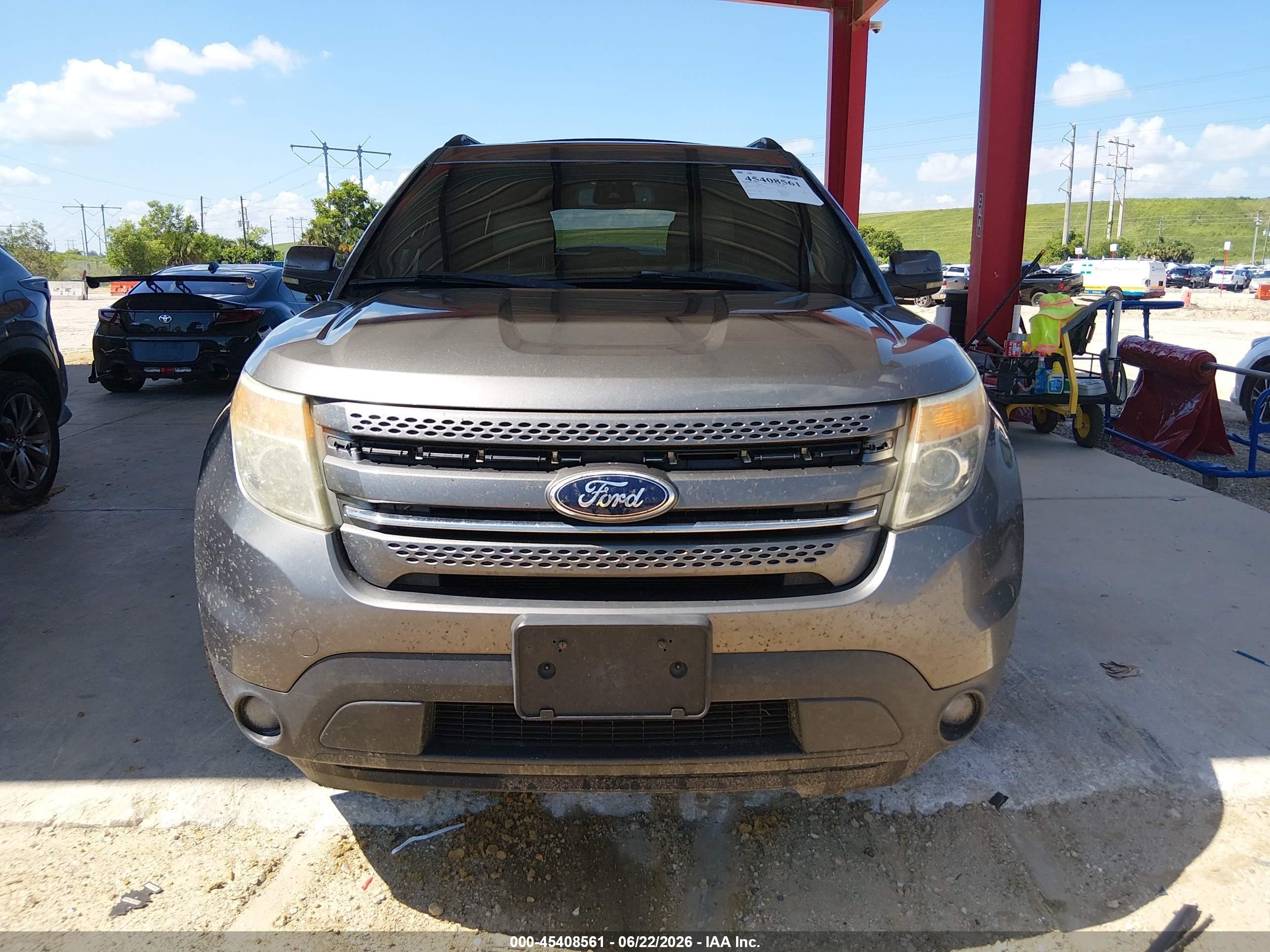 2013 Ford Explorer Limited Gray vin: 1FM5K7F88DGA10600