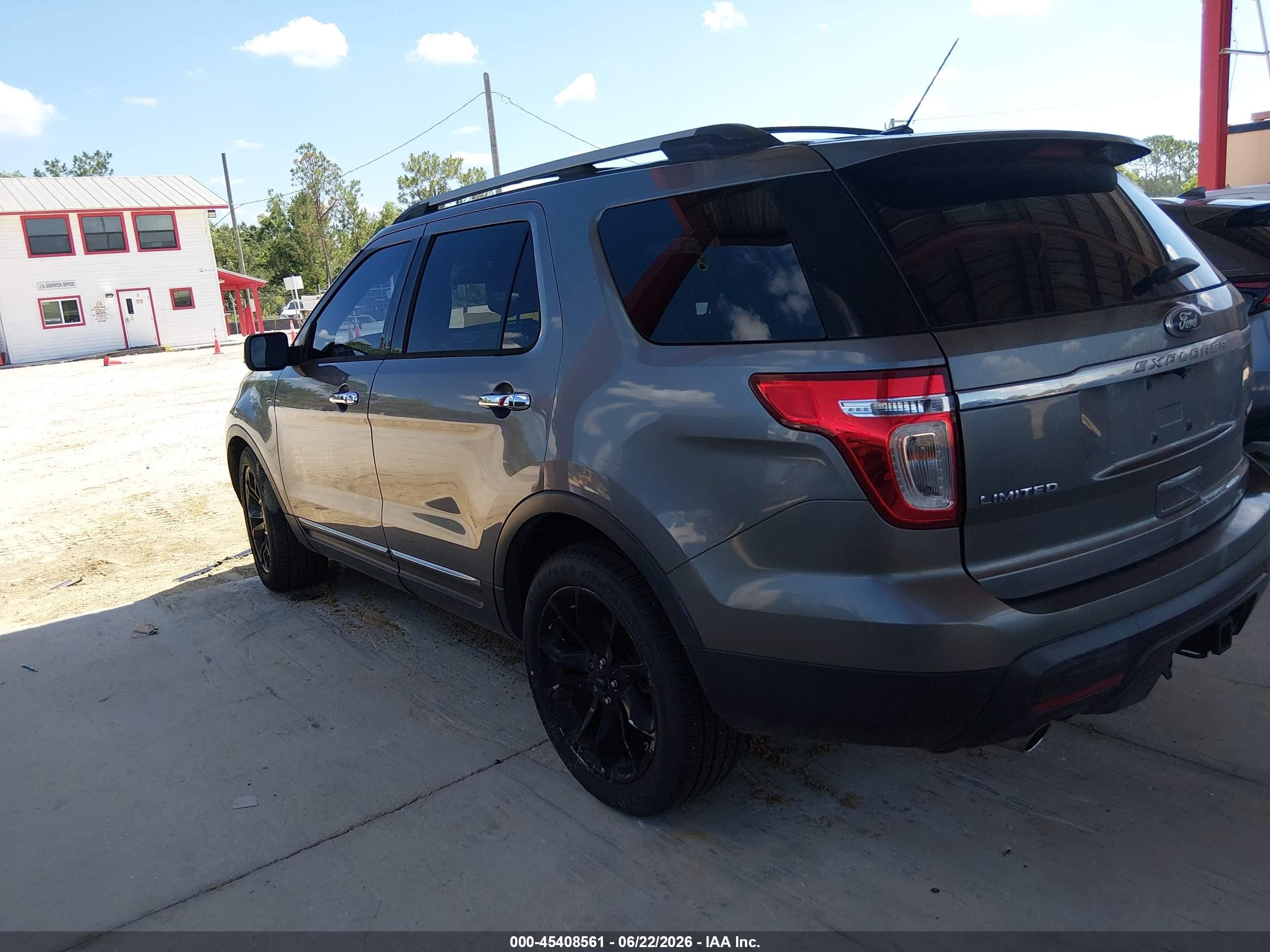 2013 Ford Explorer Limited Gray vin: 1FM5K7F88DGA10600