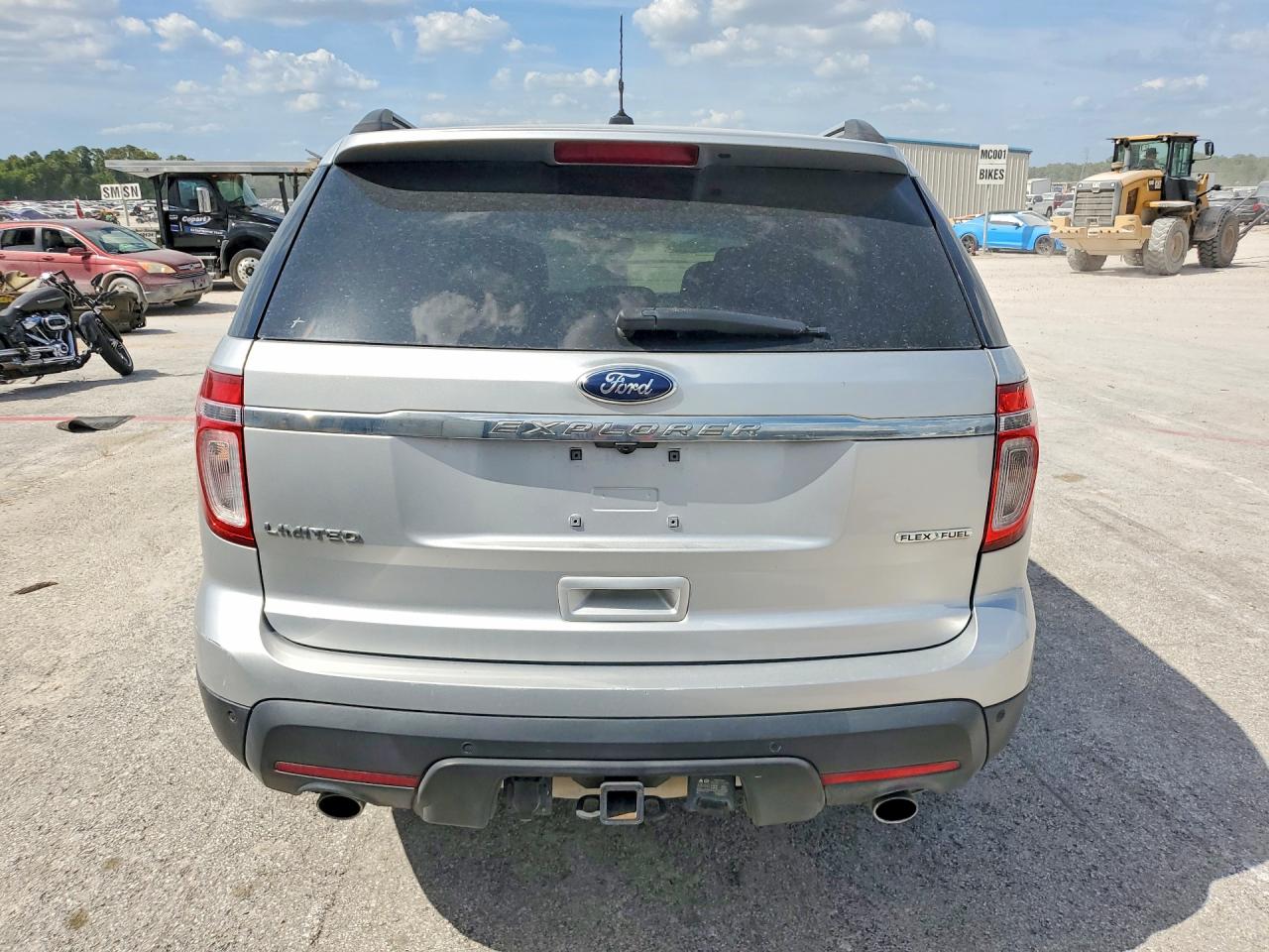 2013 Ford Explorer Limited Silver vin: 1FM5K7F88DGA30233
