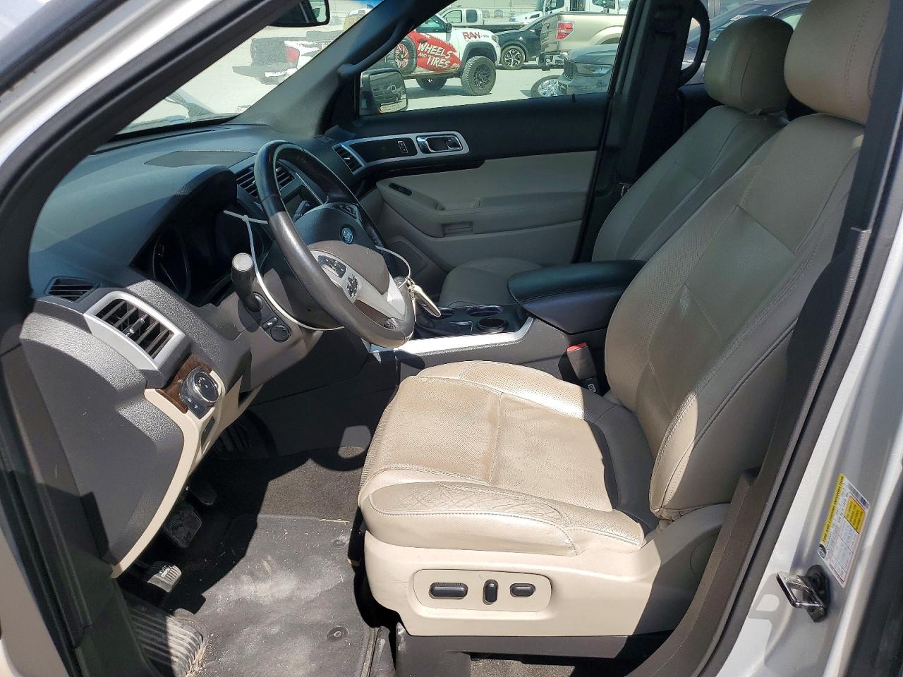 2013 Ford Explorer Limited Silver vin: 1FM5K7F88DGA30233