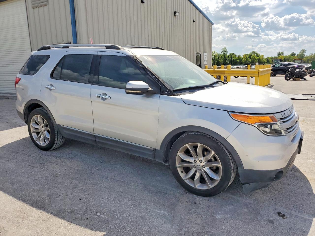 2013 Ford Explorer Limited Silver vin: 1FM5K7F88DGA30233