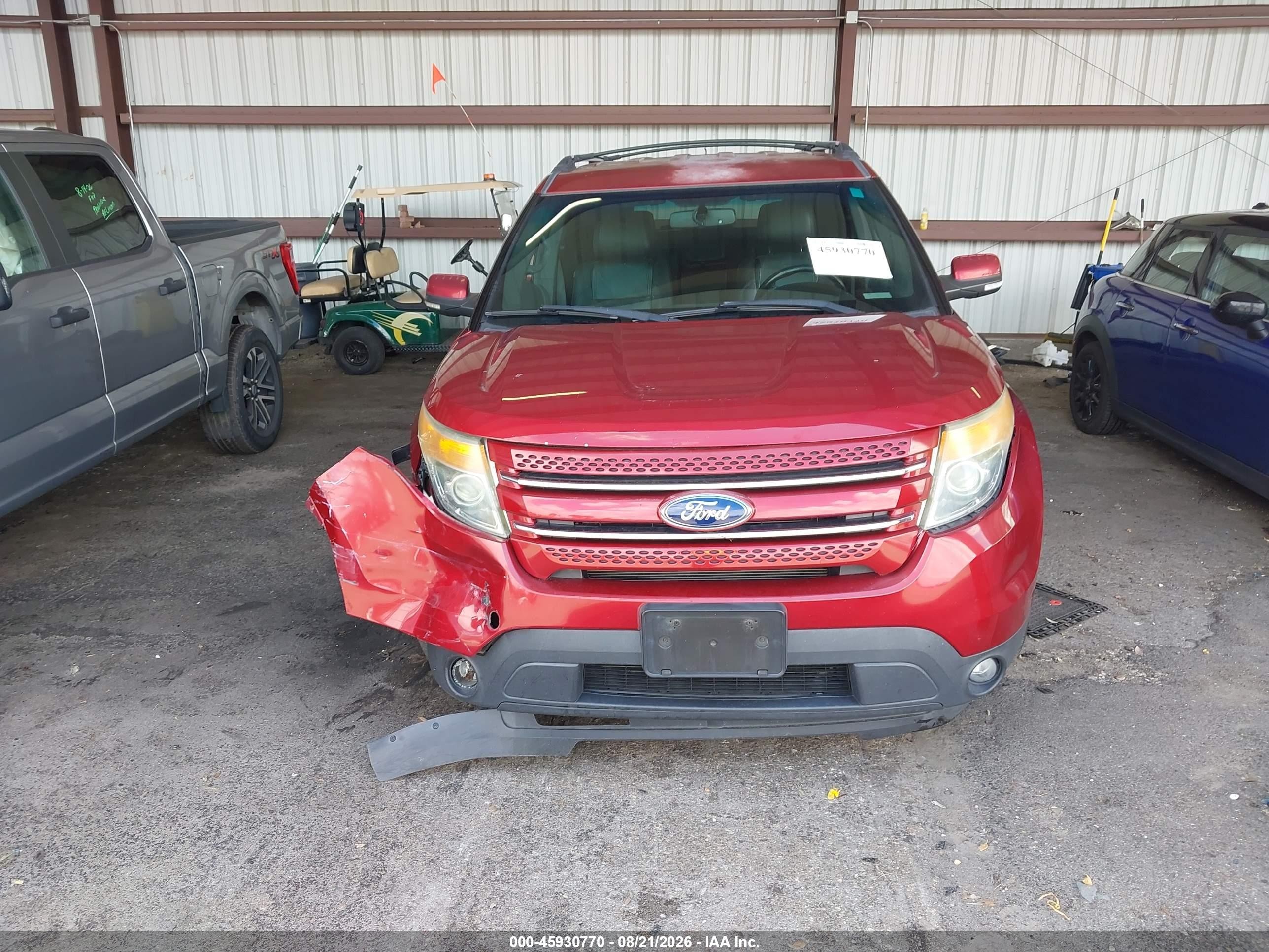 2013 Ford Explorer Limited Burgundy vin: 1FM5K7F88DGA53351