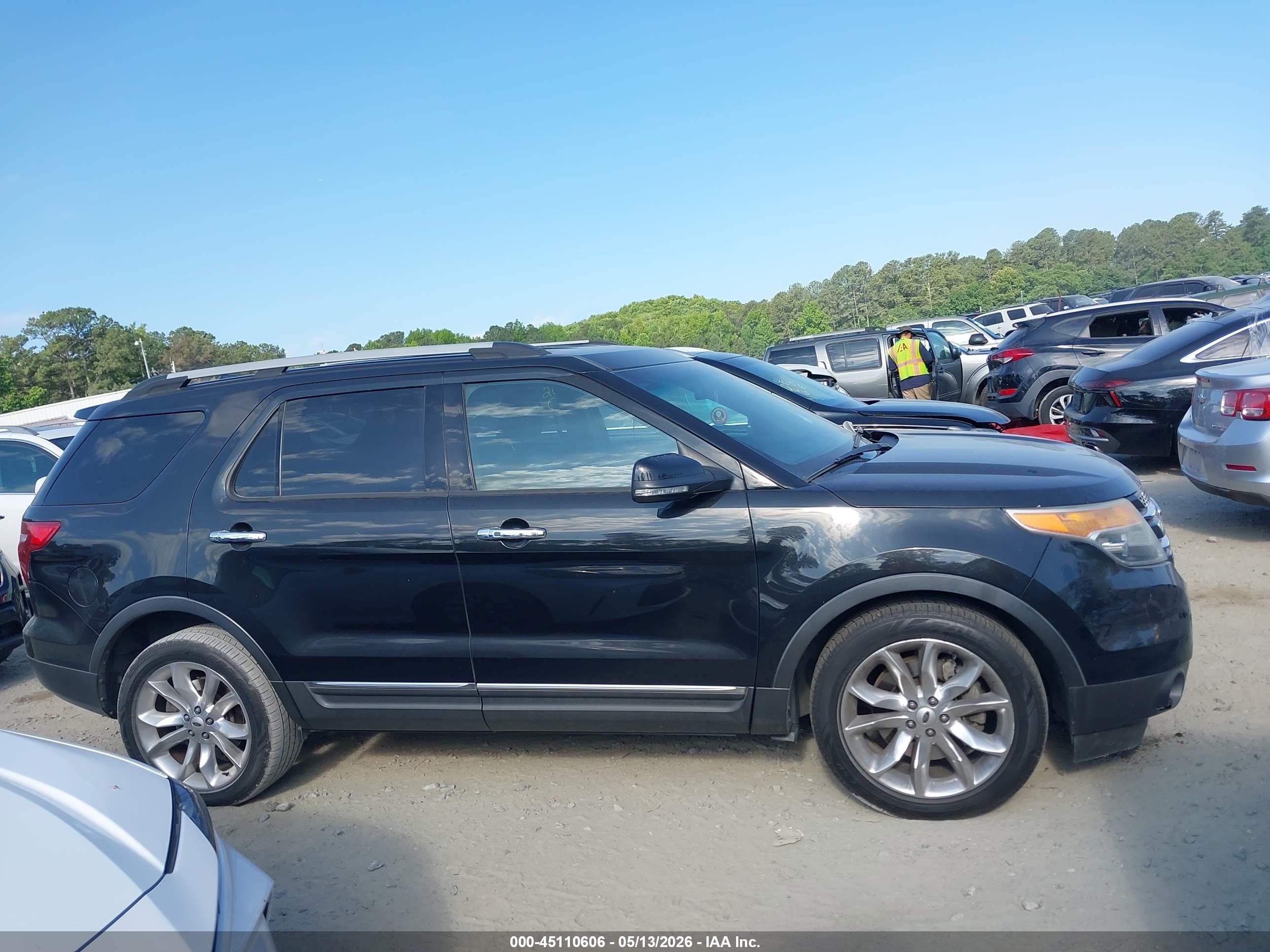 2013 Ford Explorer Limited Black vin: 1FM5K7F88DGB51425