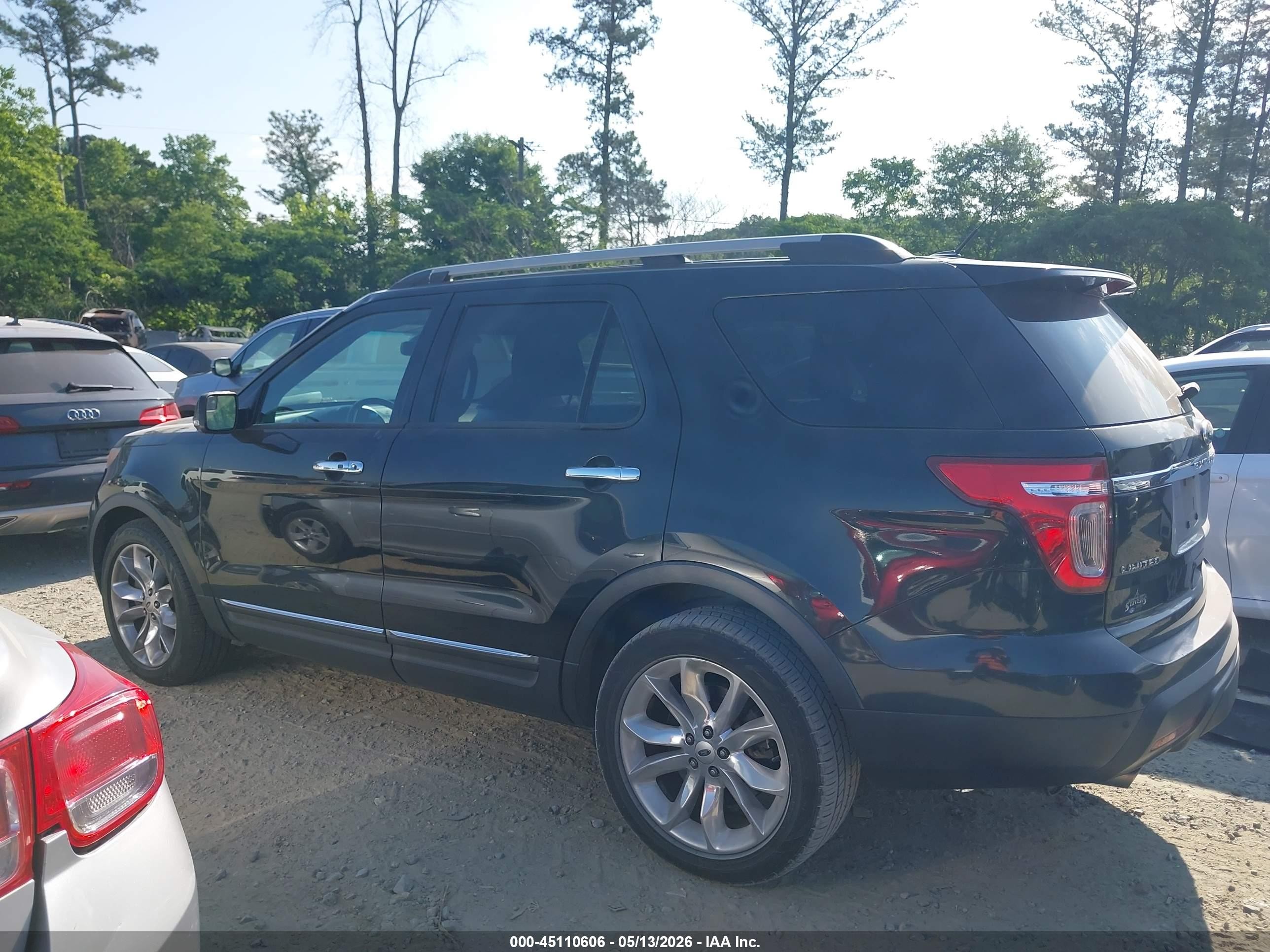 2013 Ford Explorer Limited Black vin: 1FM5K7F88DGB51425