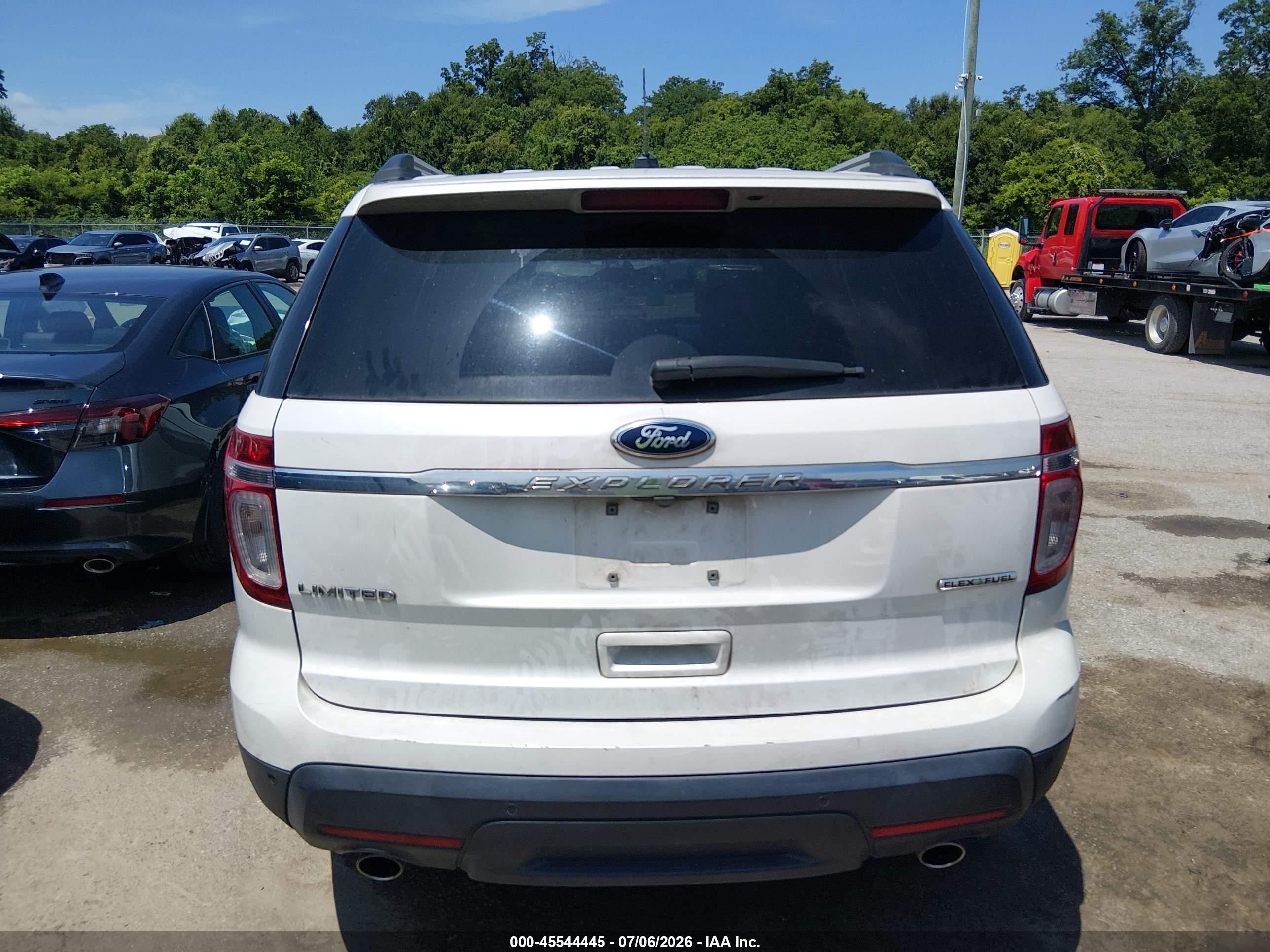 2013 Ford Explorer Limited Белый vin: 1FM5K7F88DGB79631