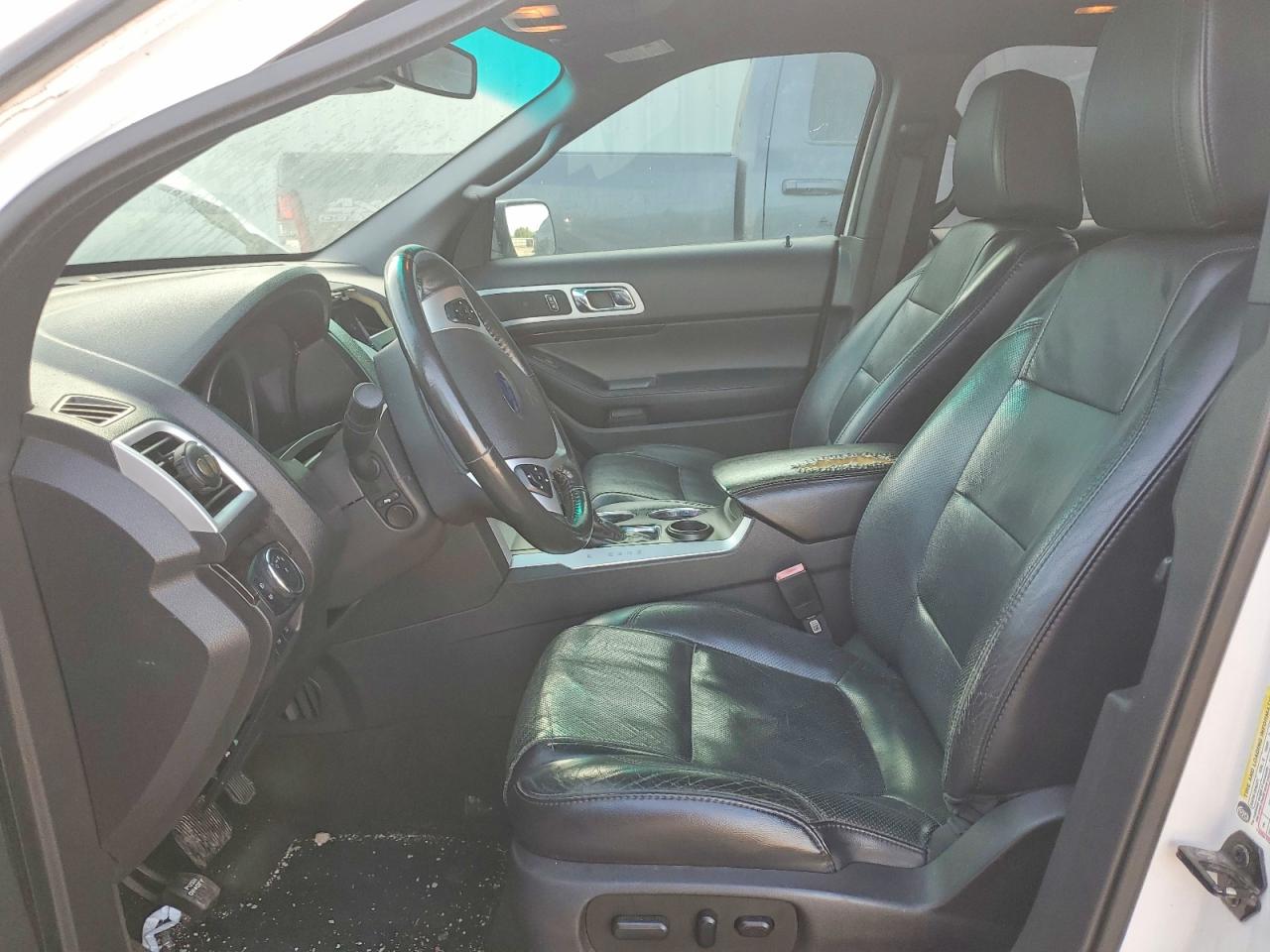 2013 Ford Explorer Limited White vin: 1FM5K7F88DGC33963