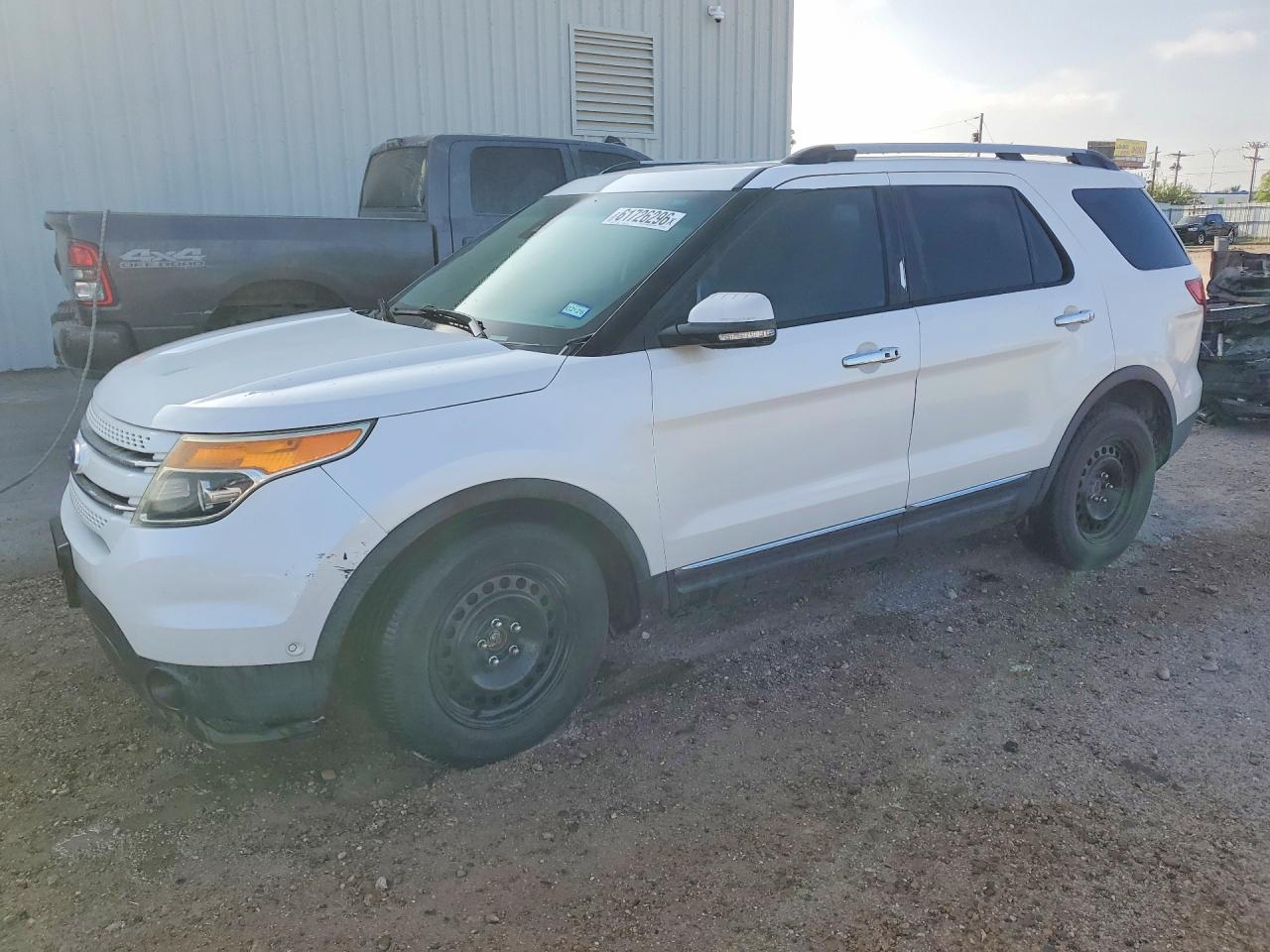 2013 Ford Explorer Limited White vin: 1FM5K7F88DGC33963