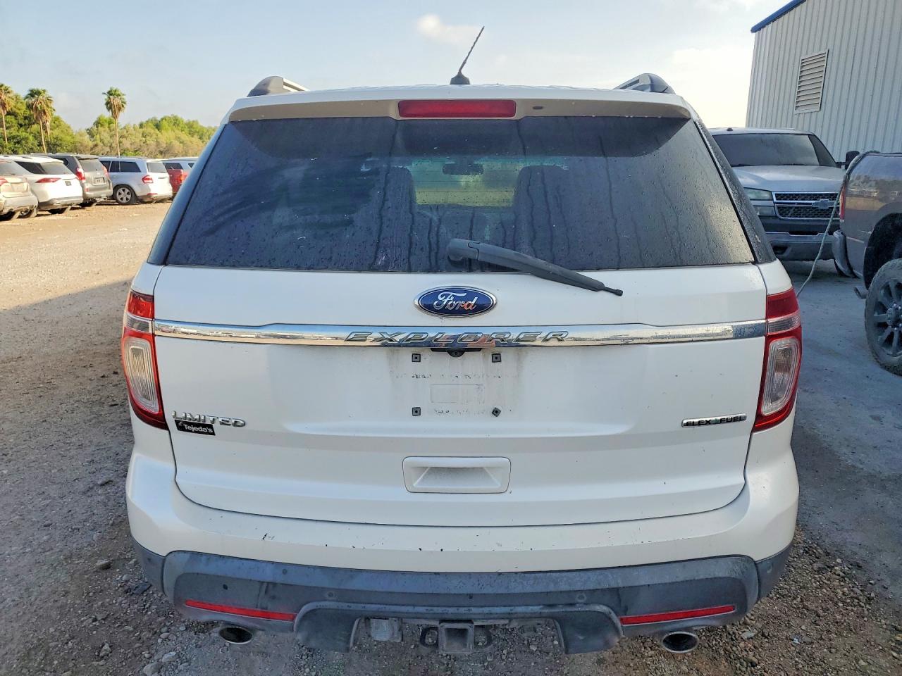 2013 Ford Explorer Limited White vin: 1FM5K7F88DGC33963