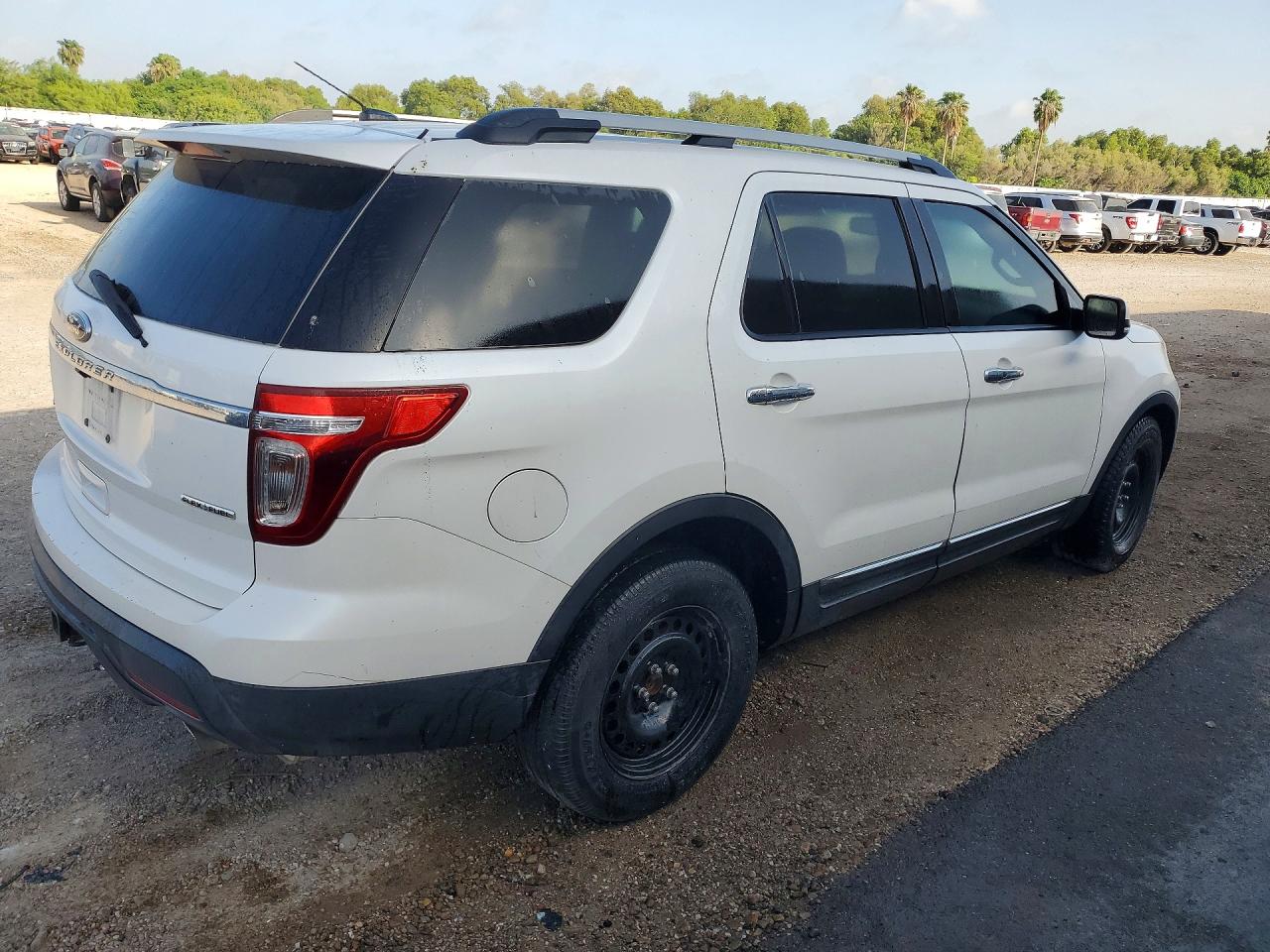 2013 Ford Explorer Limited White vin: 1FM5K7F88DGC33963