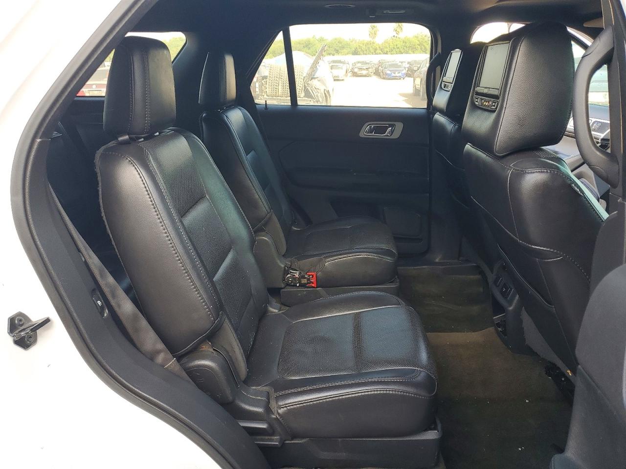 2013 Ford Explorer Limited White vin: 1FM5K7F88DGC33963