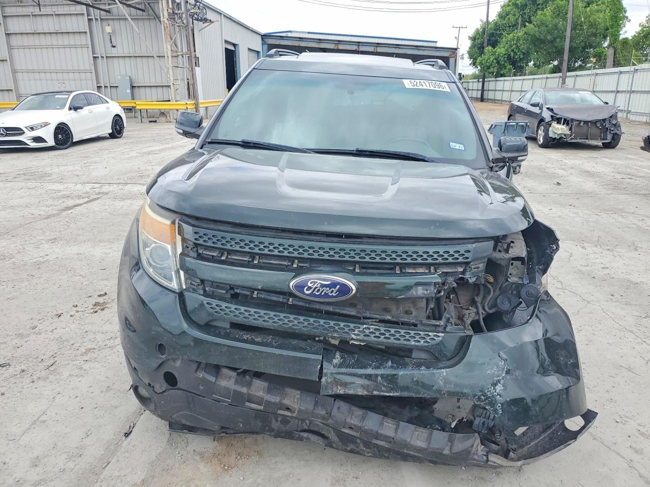 2013 Ford Explorer Limited Green vin: 1FM5K7F88DGC44395