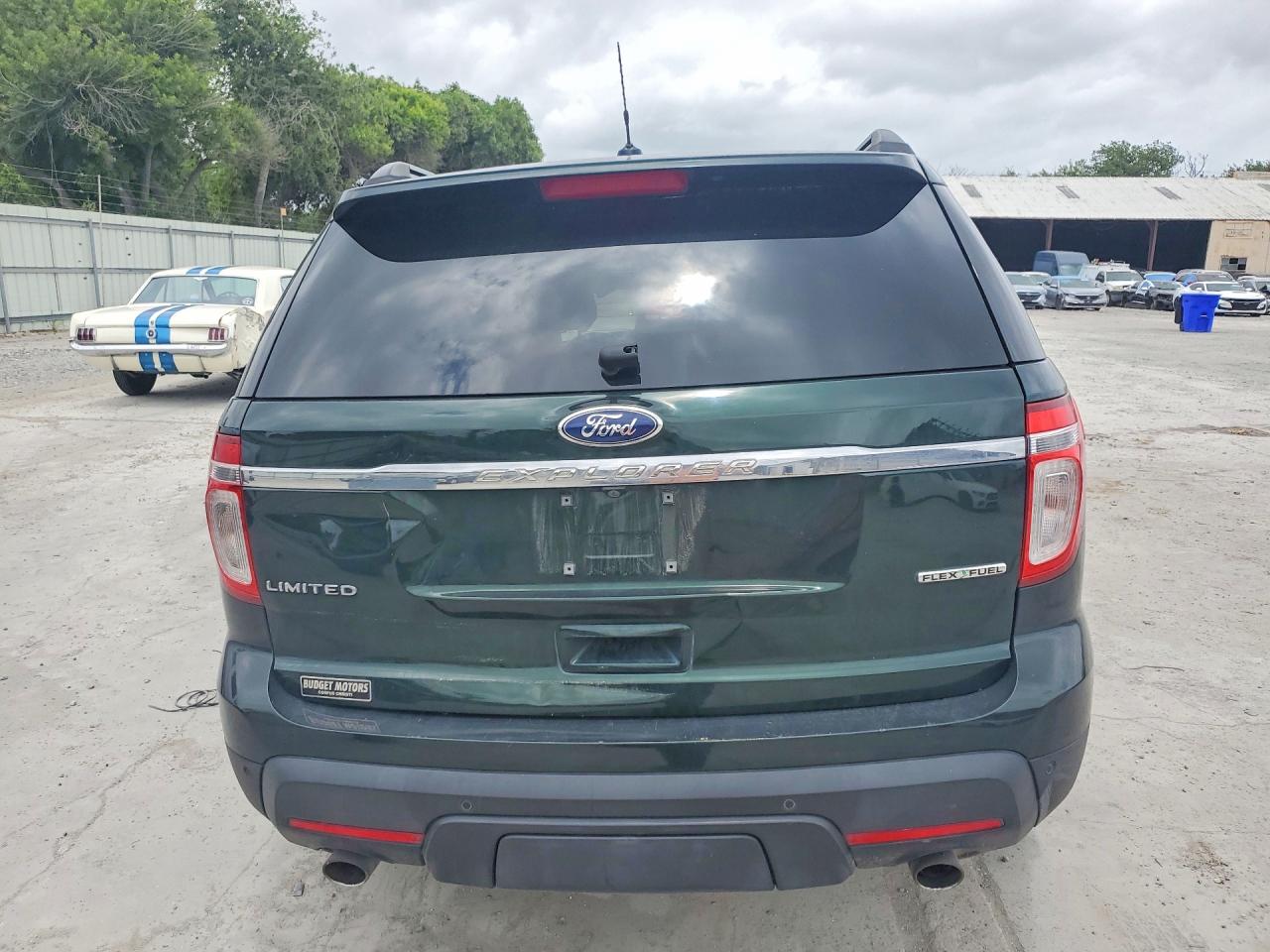 2013 Ford Explorer Limited Green vin: 1FM5K7F88DGC44395