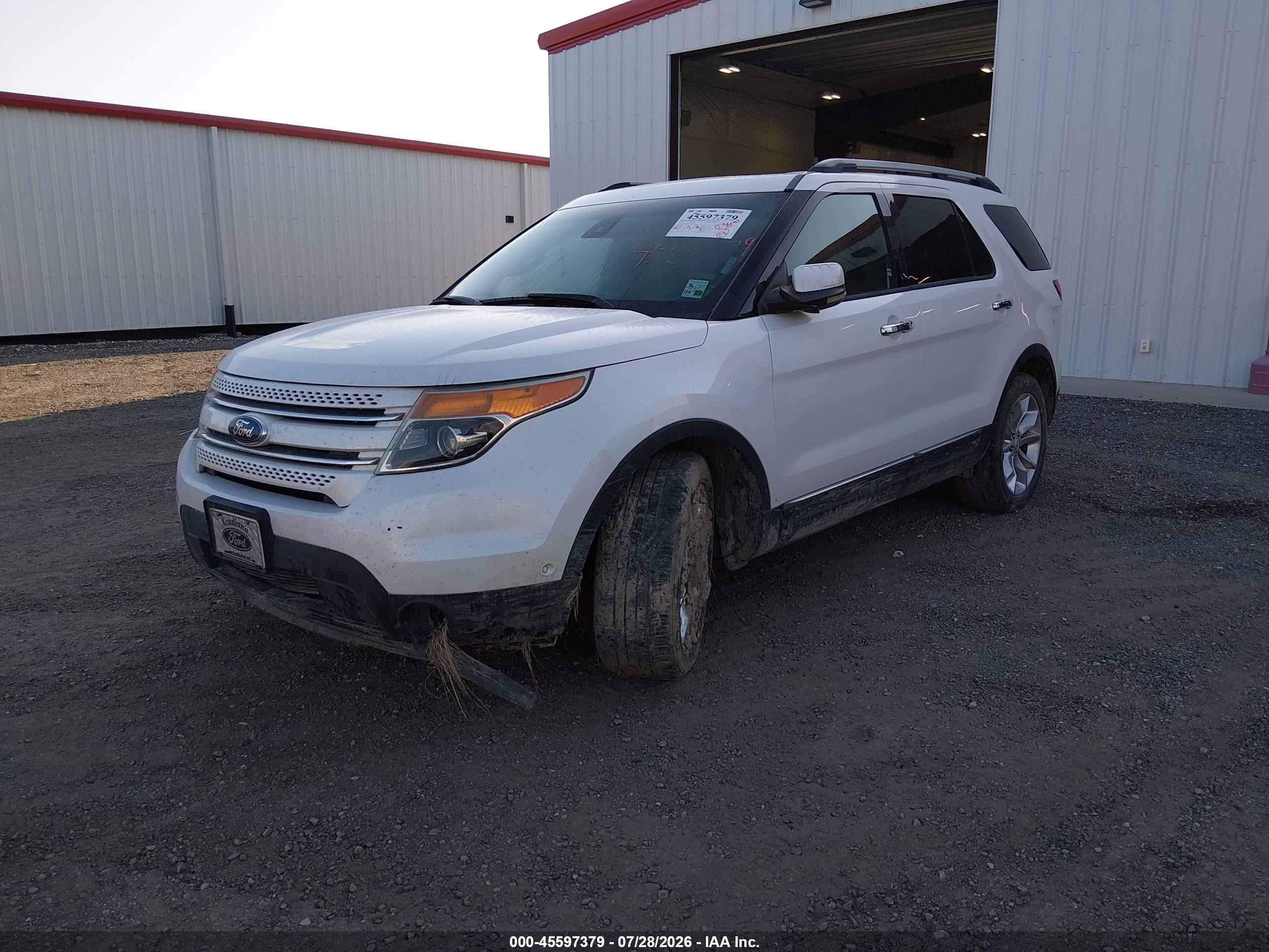 2014 Ford Explorer Limited Белый vin: 1FM5K7F88EGA26216