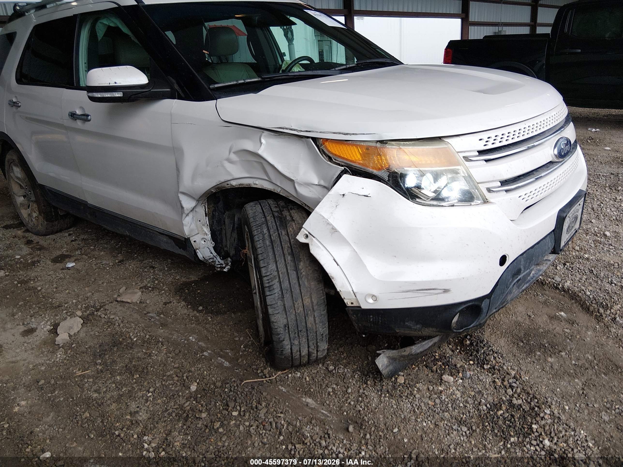 2014 Ford Explorer Limited Белый vin: 1FM5K7F88EGA26216