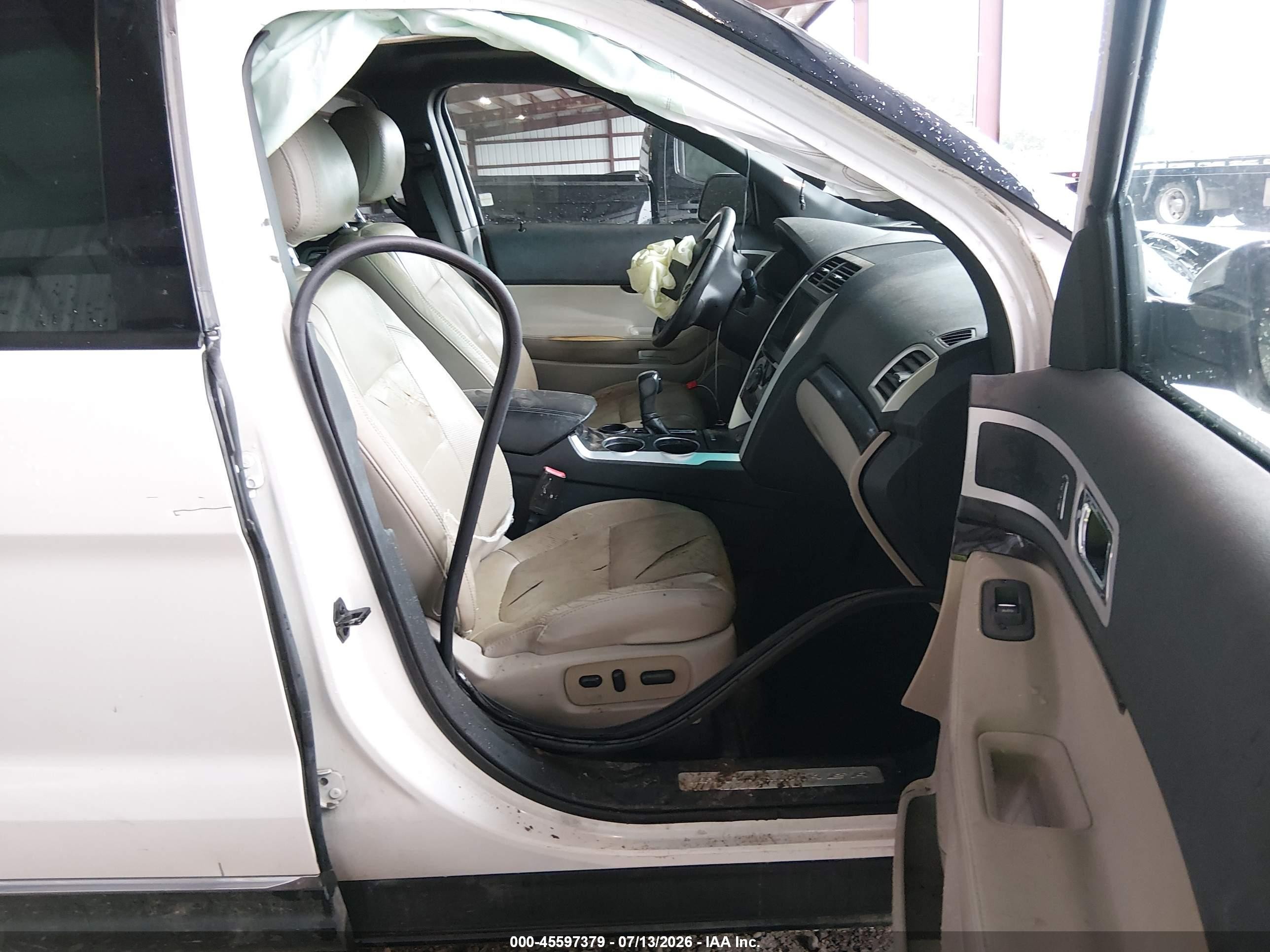 2014 Ford Explorer Limited Белый vin: 1FM5K7F88EGA26216