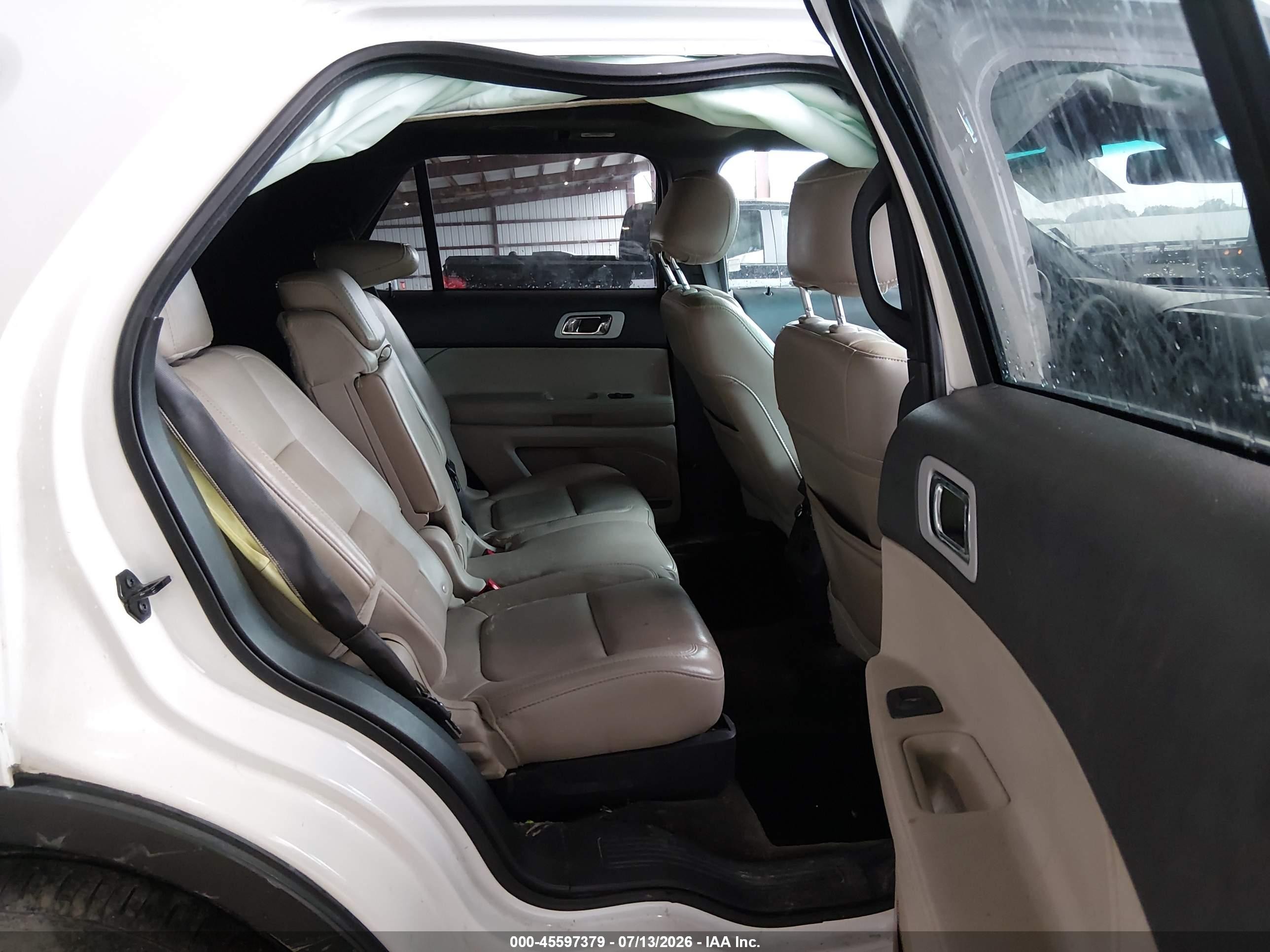 2014 Ford Explorer Limited Белый vin: 1FM5K7F88EGA26216