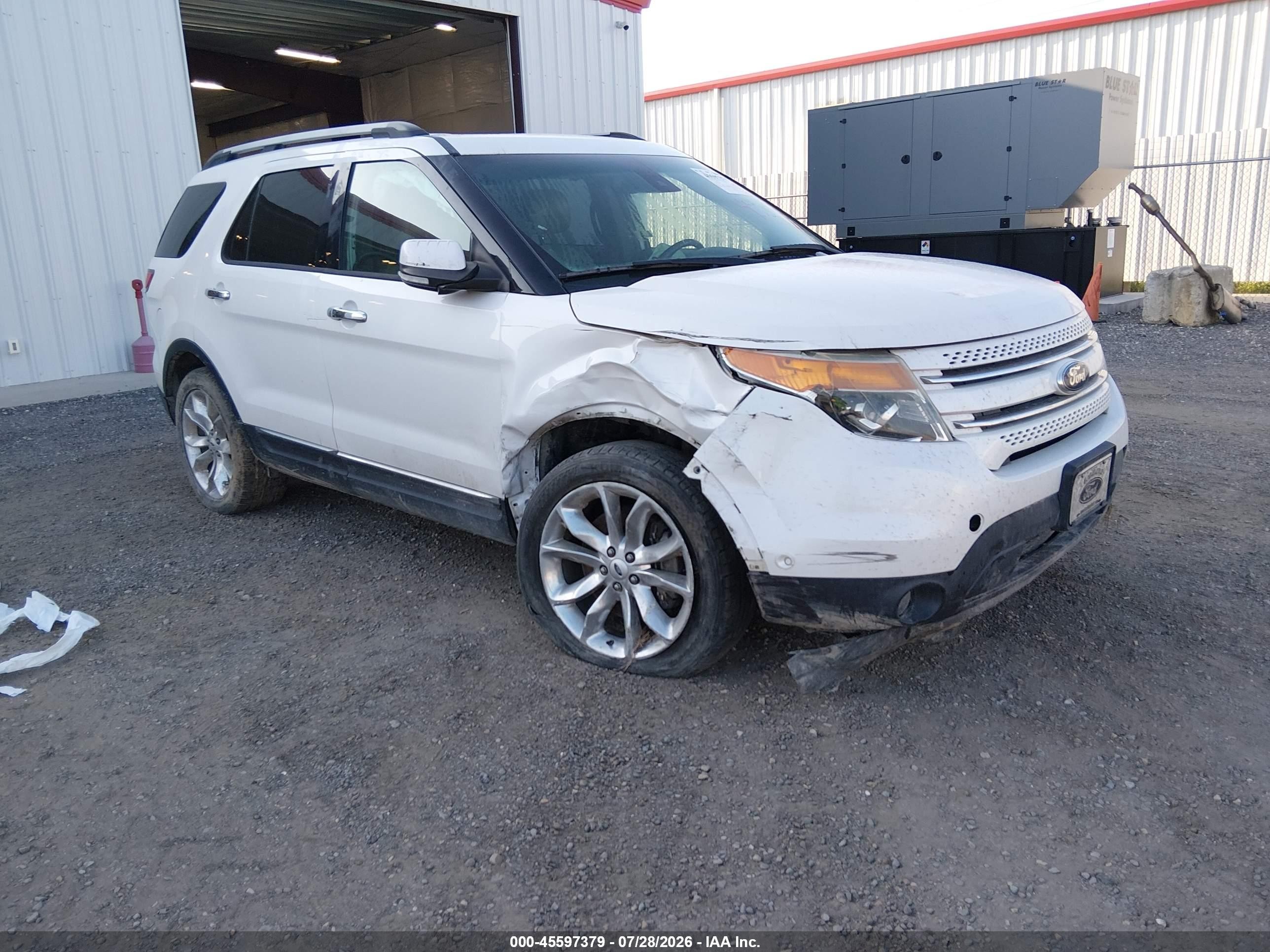 2014 Ford Explorer Limited Белый vin: 1FM5K7F88EGA26216