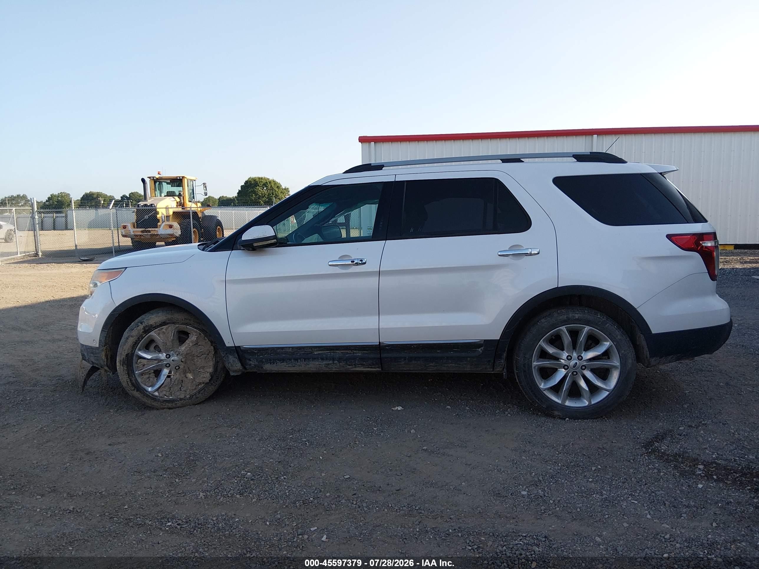 2014 Ford Explorer Limited Белый vin: 1FM5K7F88EGA26216