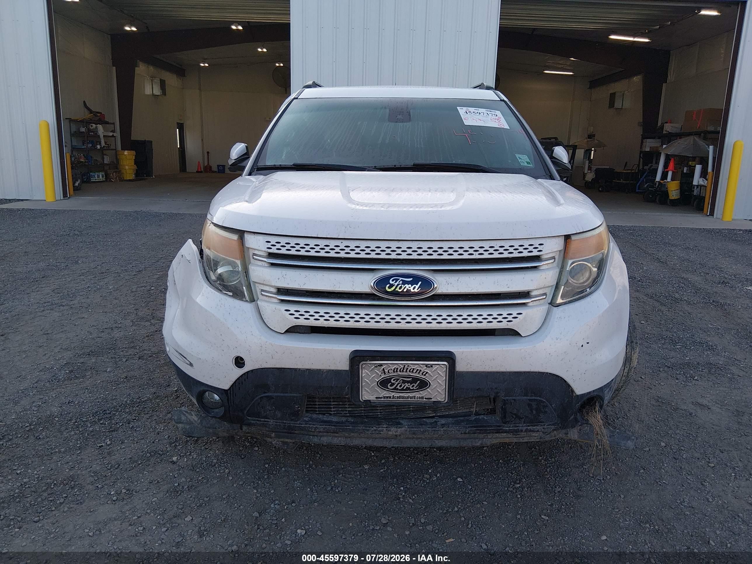 2014 Ford Explorer Limited Белый vin: 1FM5K7F88EGA26216