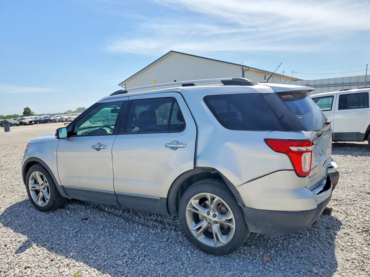 2014 Ford Explorer Limited Silver vin: 1FM5K7F88EGA64626