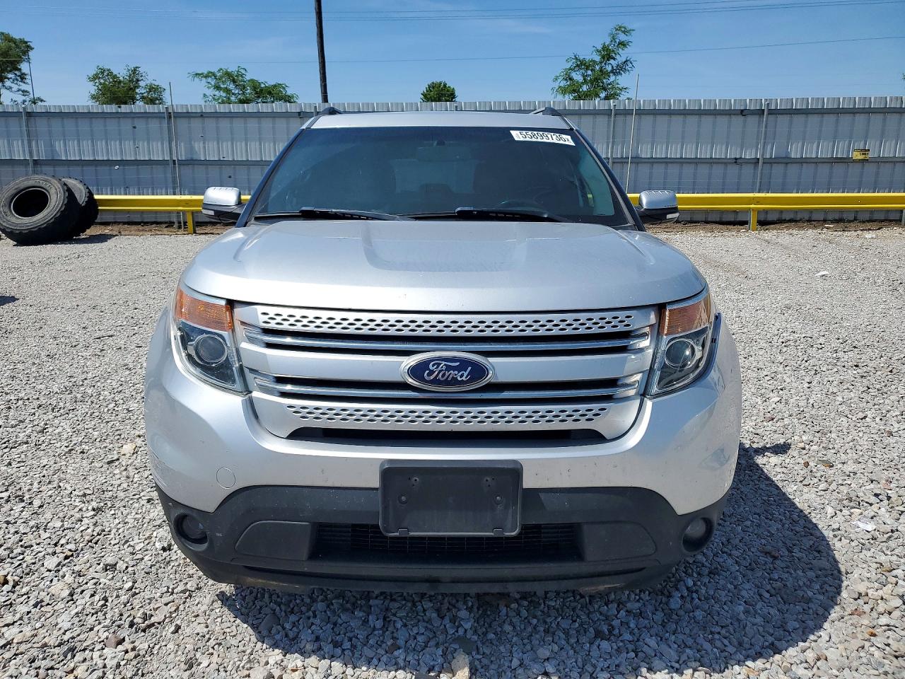 2014 Ford Explorer Limited Silver vin: 1FM5K7F88EGA64626