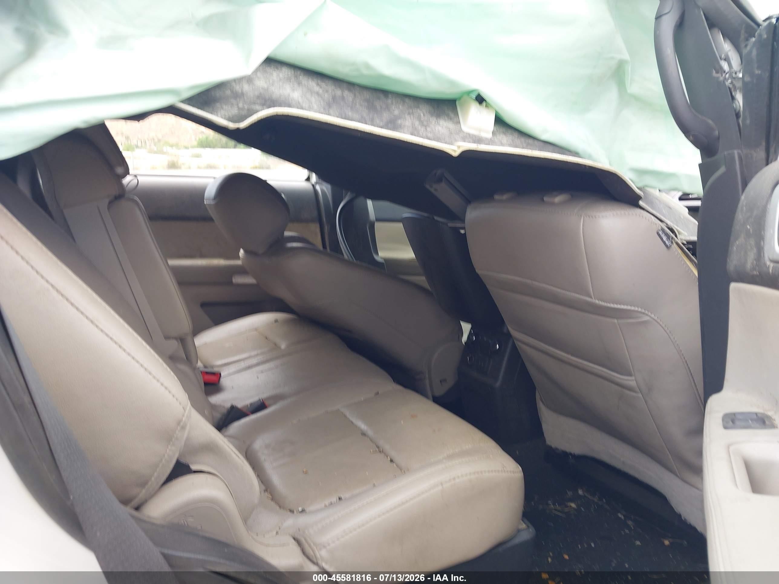 2014 Ford Explorer Limited Белый vin: 1FM5K7F88EGA75660