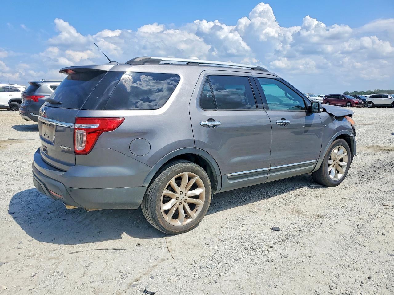 2014 Ford Explorer Limited Серый vin: 1FM5K7F88EGC09910