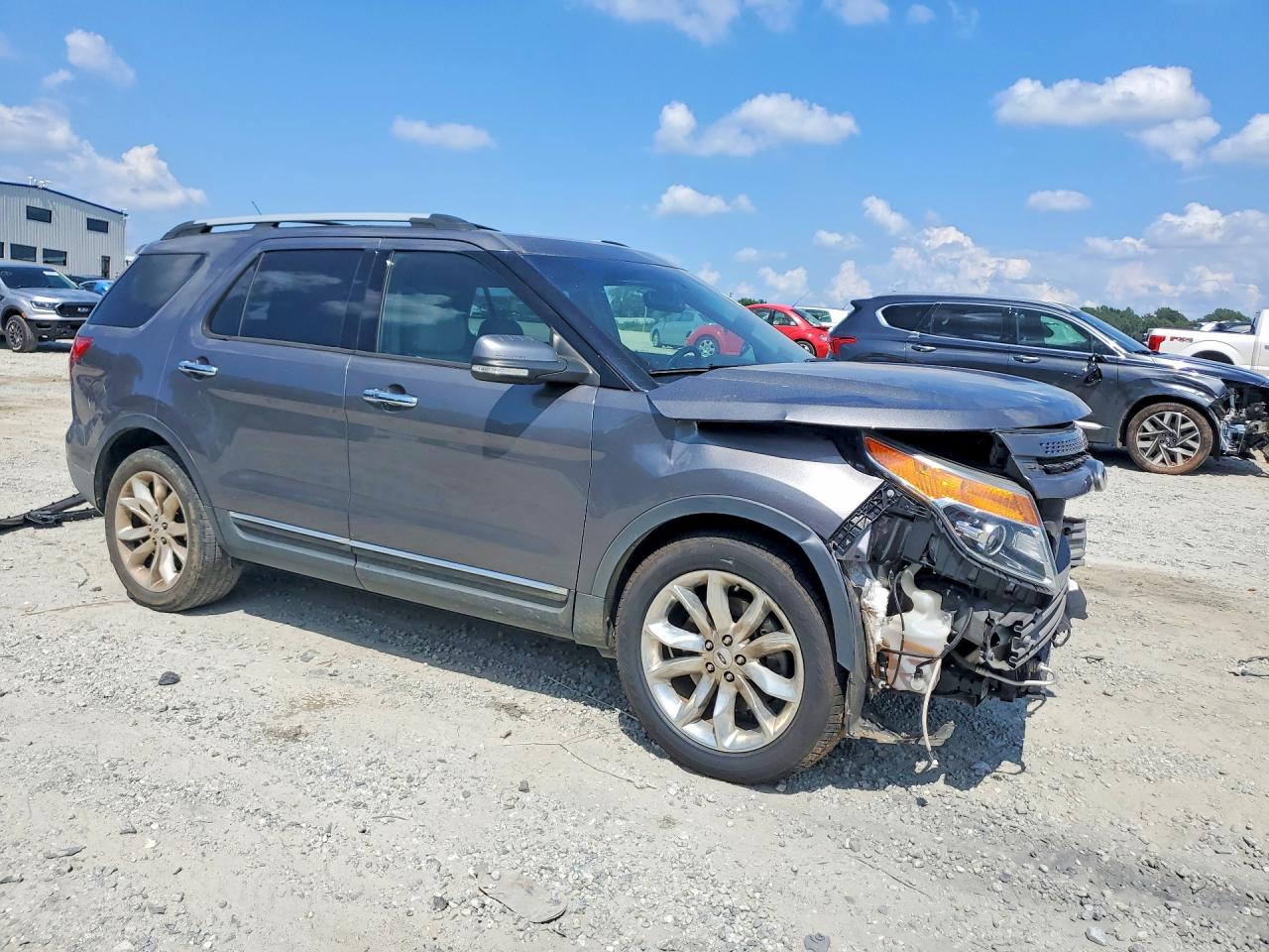 2014 Ford Explorer Limited Серый vin: 1FM5K7F88EGC09910