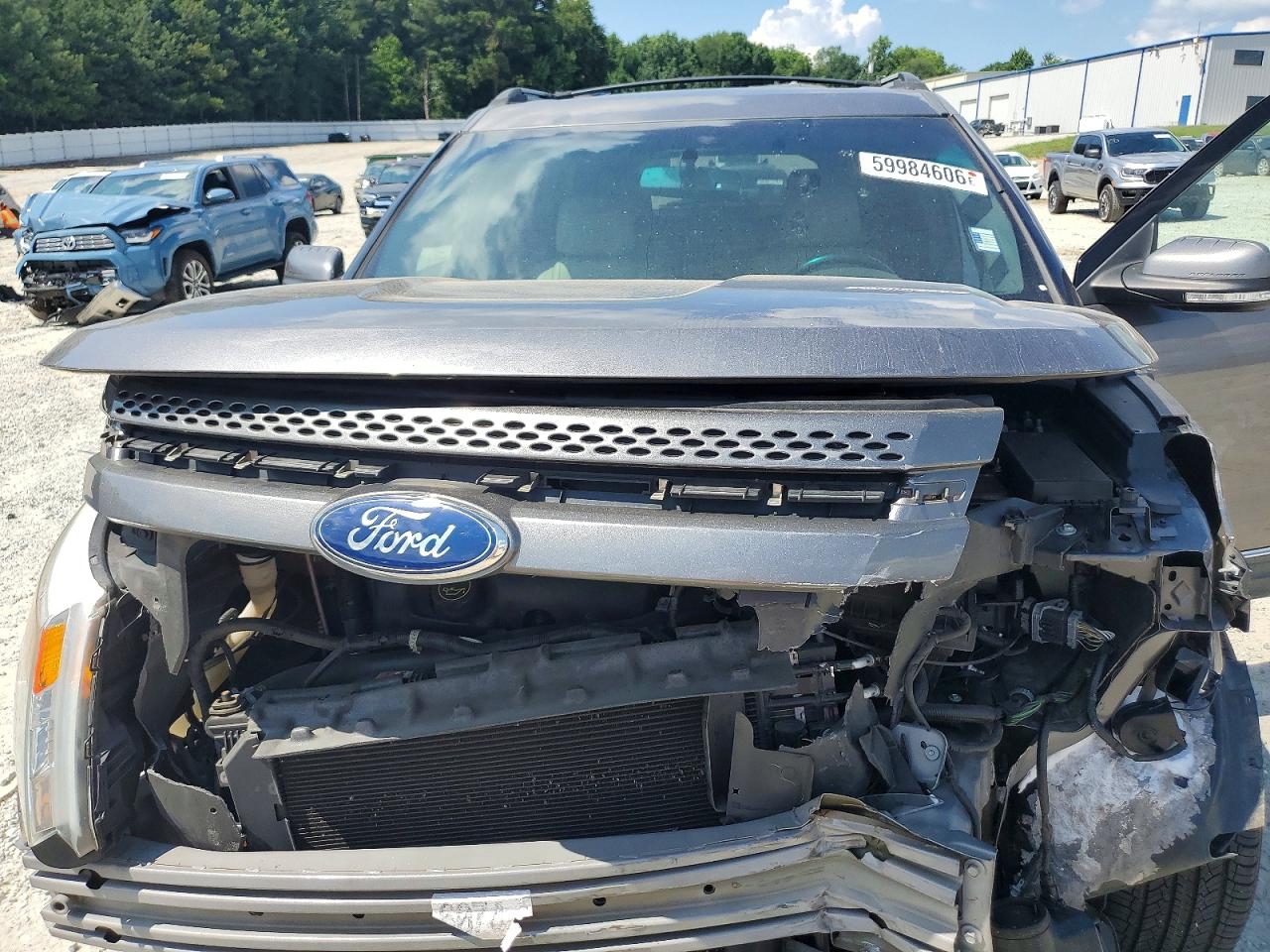 2014 Ford Explorer Limited Серый vin: 1FM5K7F88EGC09910