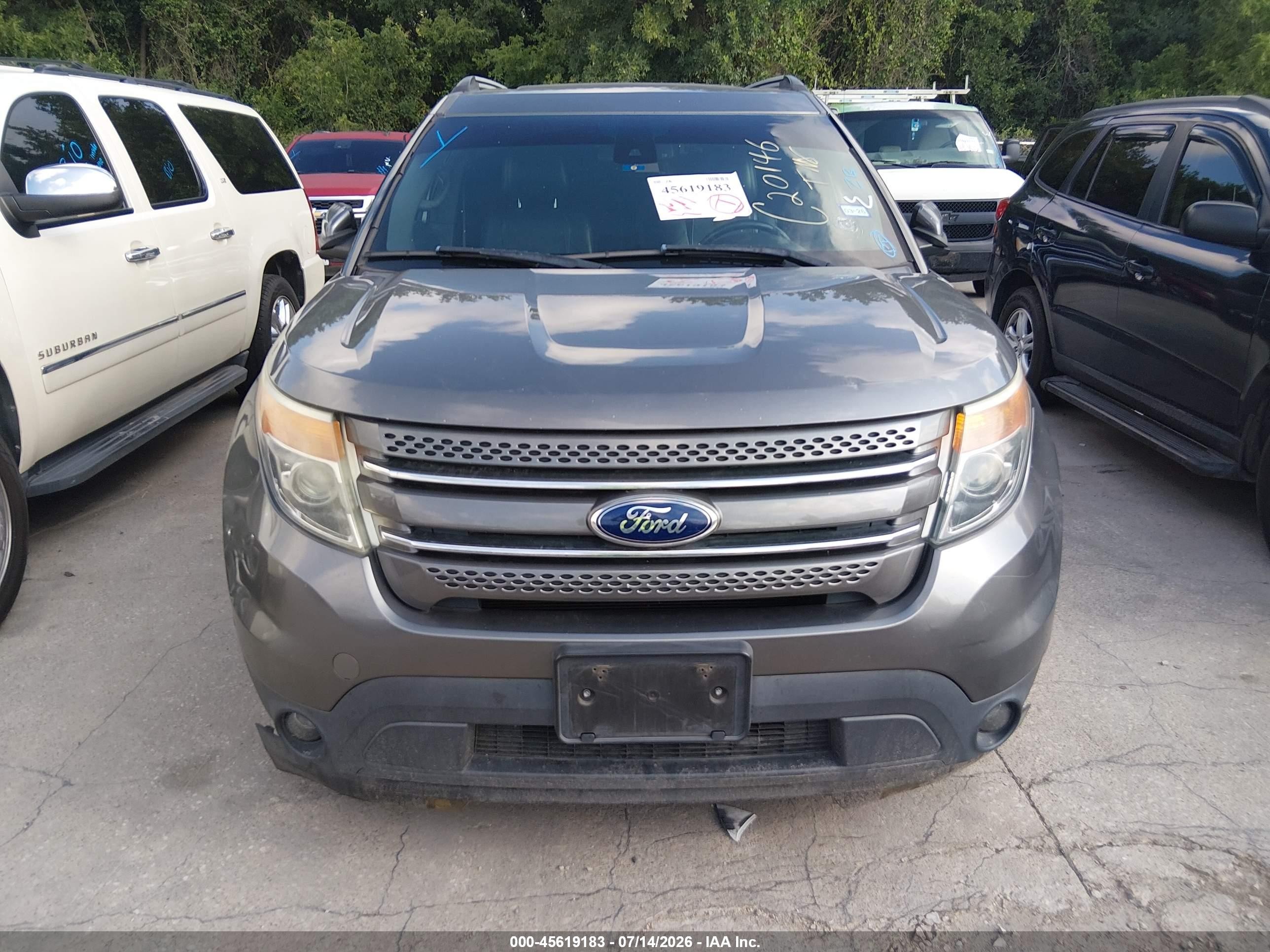 2014 Ford Explorer Limited Gray vin: 1FM5K7F88EGC20146