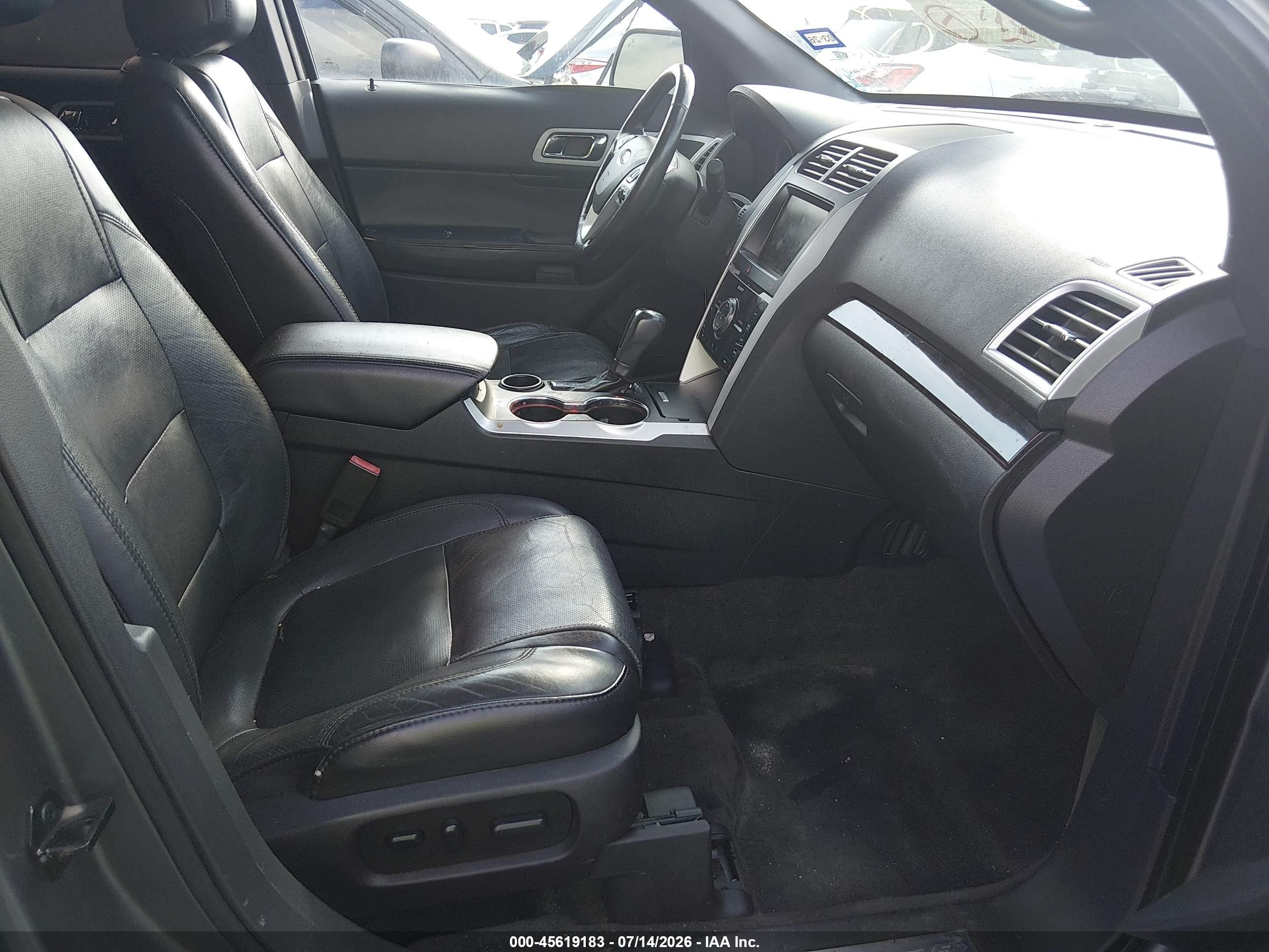 2014 Ford Explorer Limited Gray vin: 1FM5K7F88EGC20146