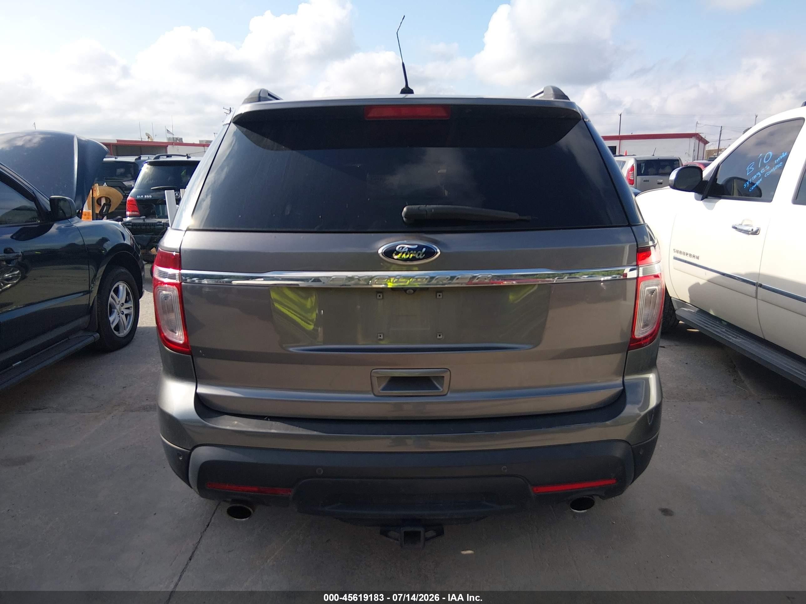 2014 Ford Explorer Limited Gray vin: 1FM5K7F88EGC20146