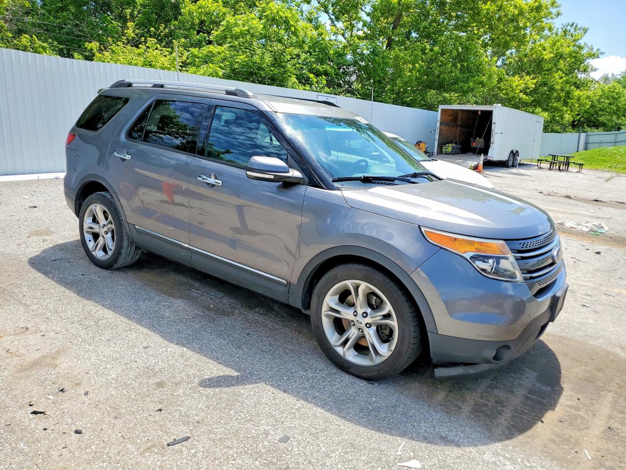 2014 Ford Explorer Limited Серый vin: 1FM5K7F88EGC25024