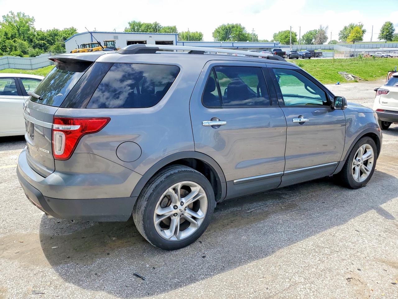 2014 Ford Explorer Limited Серый vin: 1FM5K7F88EGC25024